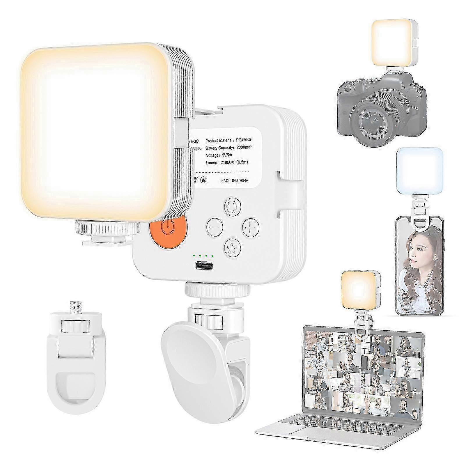 Pocket LED Video Light Video Conference Light for Computer Tablet Mobile Phone