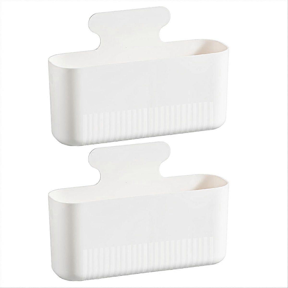 Pack of 2 Large Magnetic Spice Rack for Fridge - Space-Saving Kitchen Organizer, Easy Install