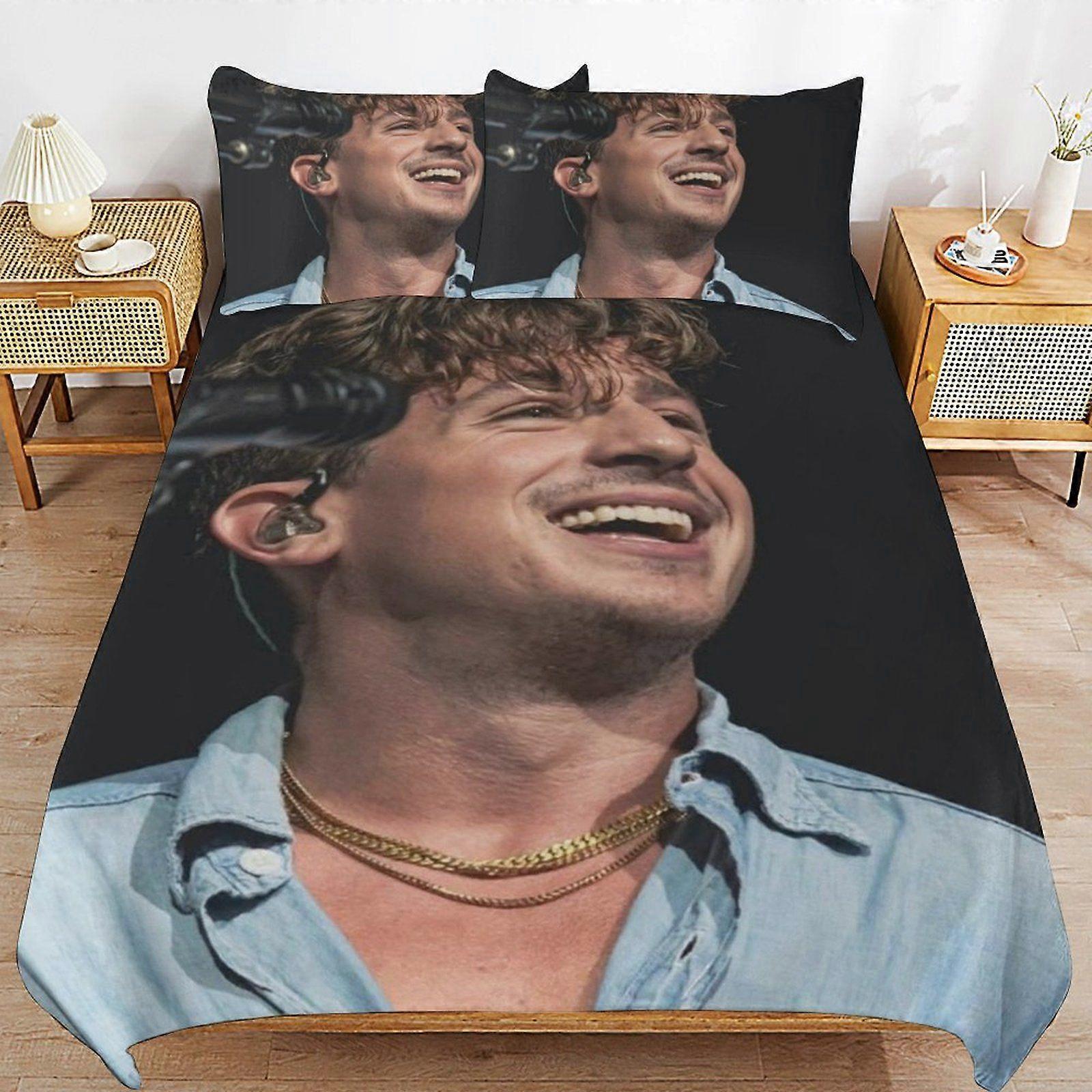u603 Charlie Puth Ultra Smooth Touch Durable Comfort Secure Zipper Sleep Set Duvet Cover Sets Everyday Use n603