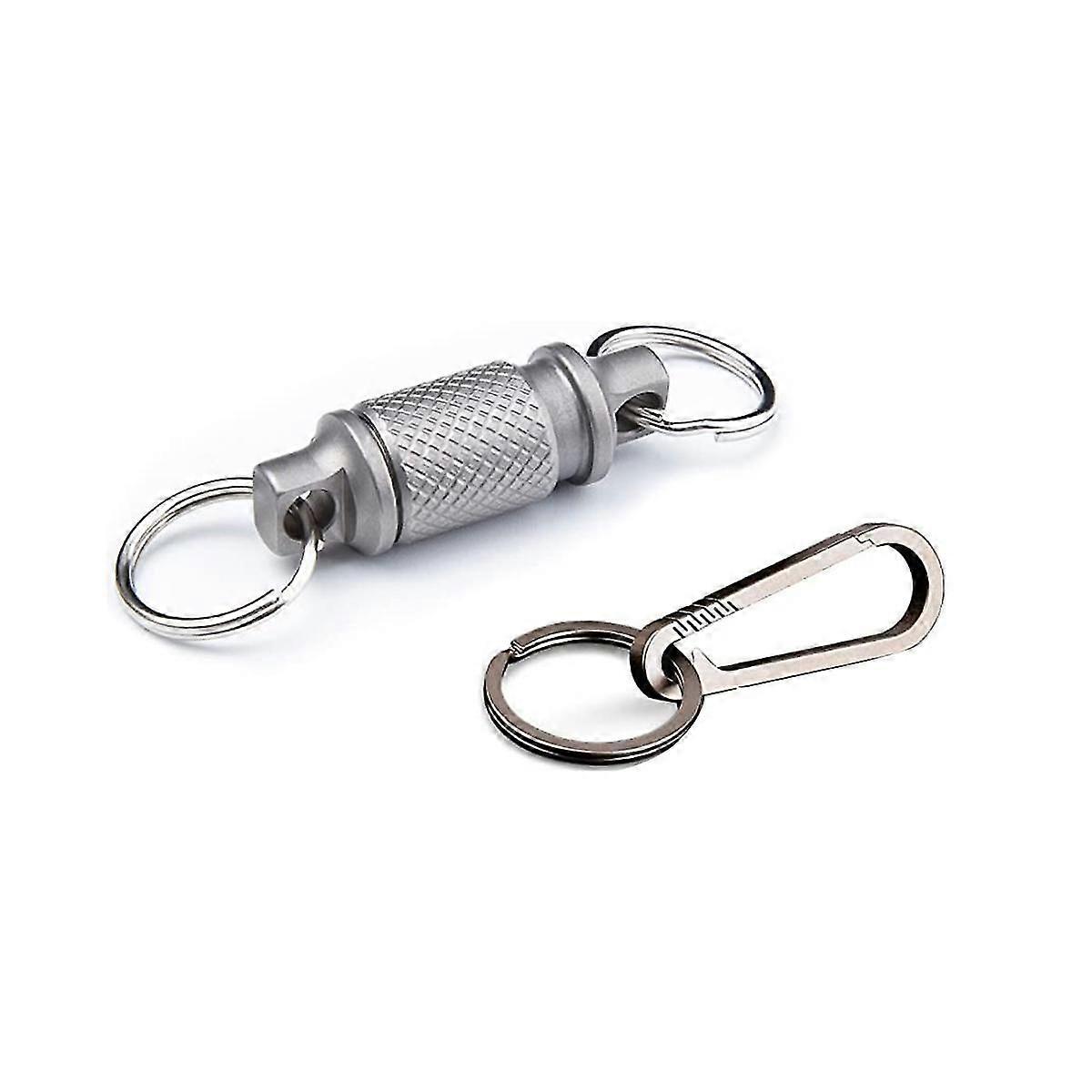 Titanium Quick Release Keychain,detachable Key Ring Pull Apart Keychain,key Holder Accessory 360-de