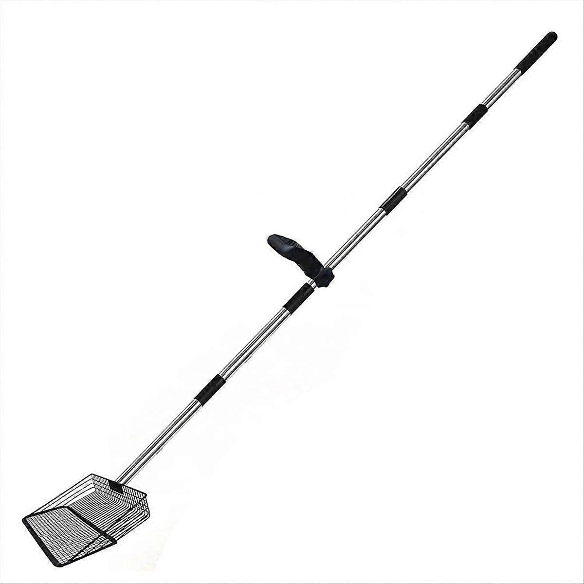 مغرفة أنبوب الدجاج مع قبضة مريحة ، 5 في 1 قابل للتعديل قن الدجاج Pooper مجرفة غير القابل للصدأ St