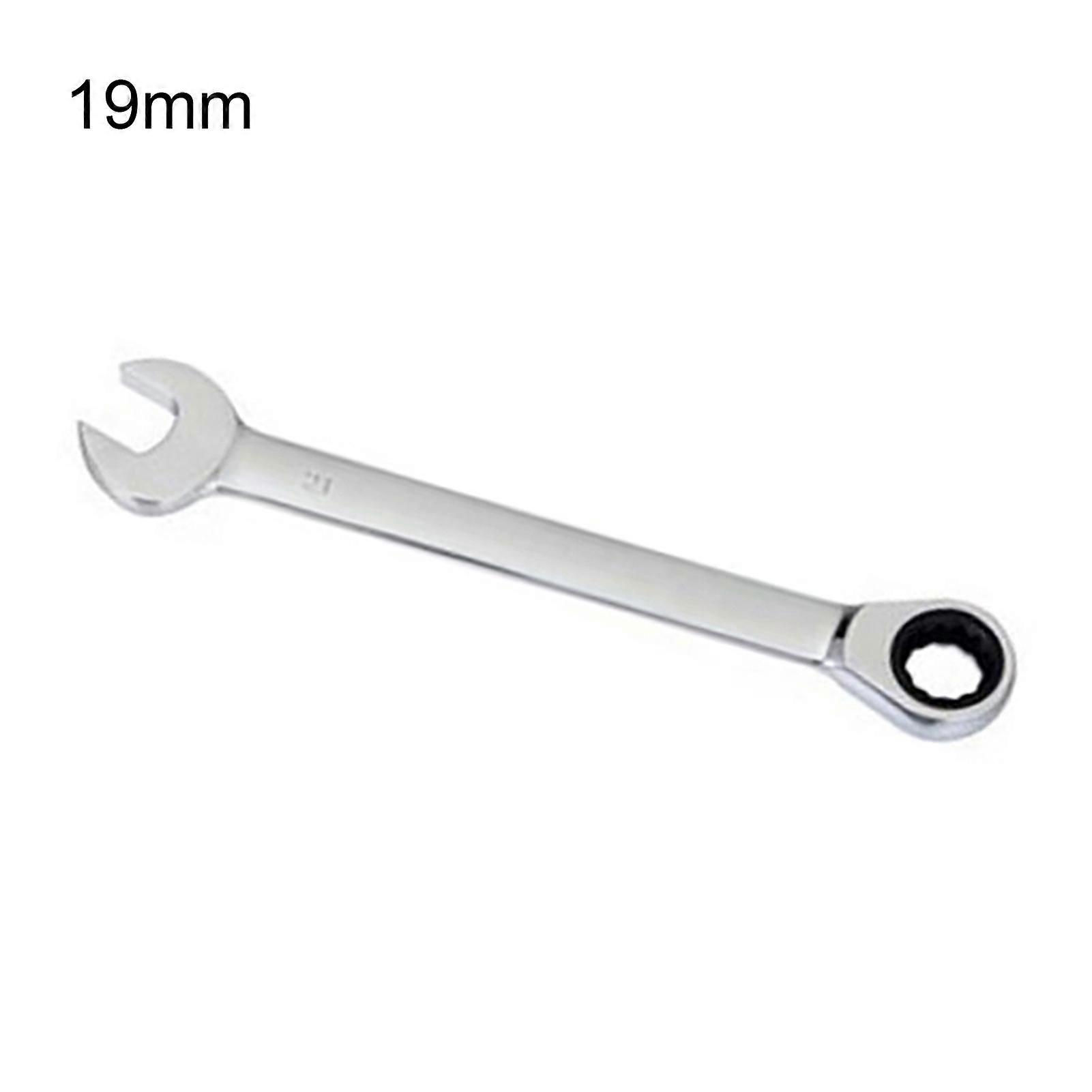 Durable 8mm-19mm Reversible Ratchet Wrench - High-Quality Ratcheting Spanner Nut Hand Tool