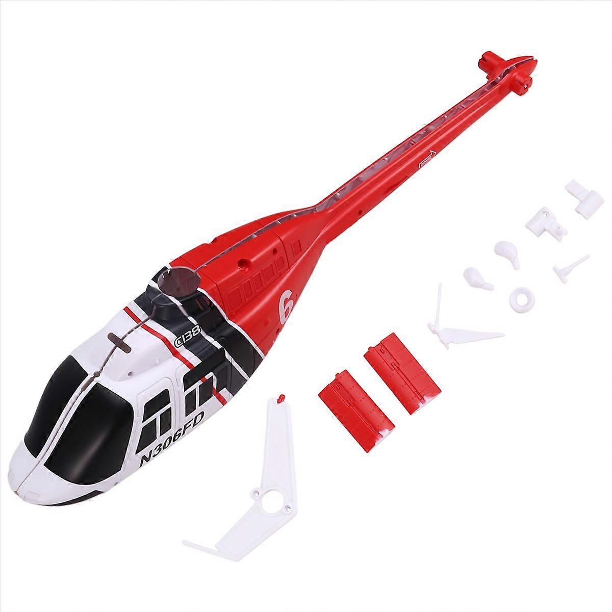 RC Toy Helicopter Upgrade C138 Fuselage Shell Kit for RC ERA C138 Bell 206 1:33 RC Toy Helicopter Pa