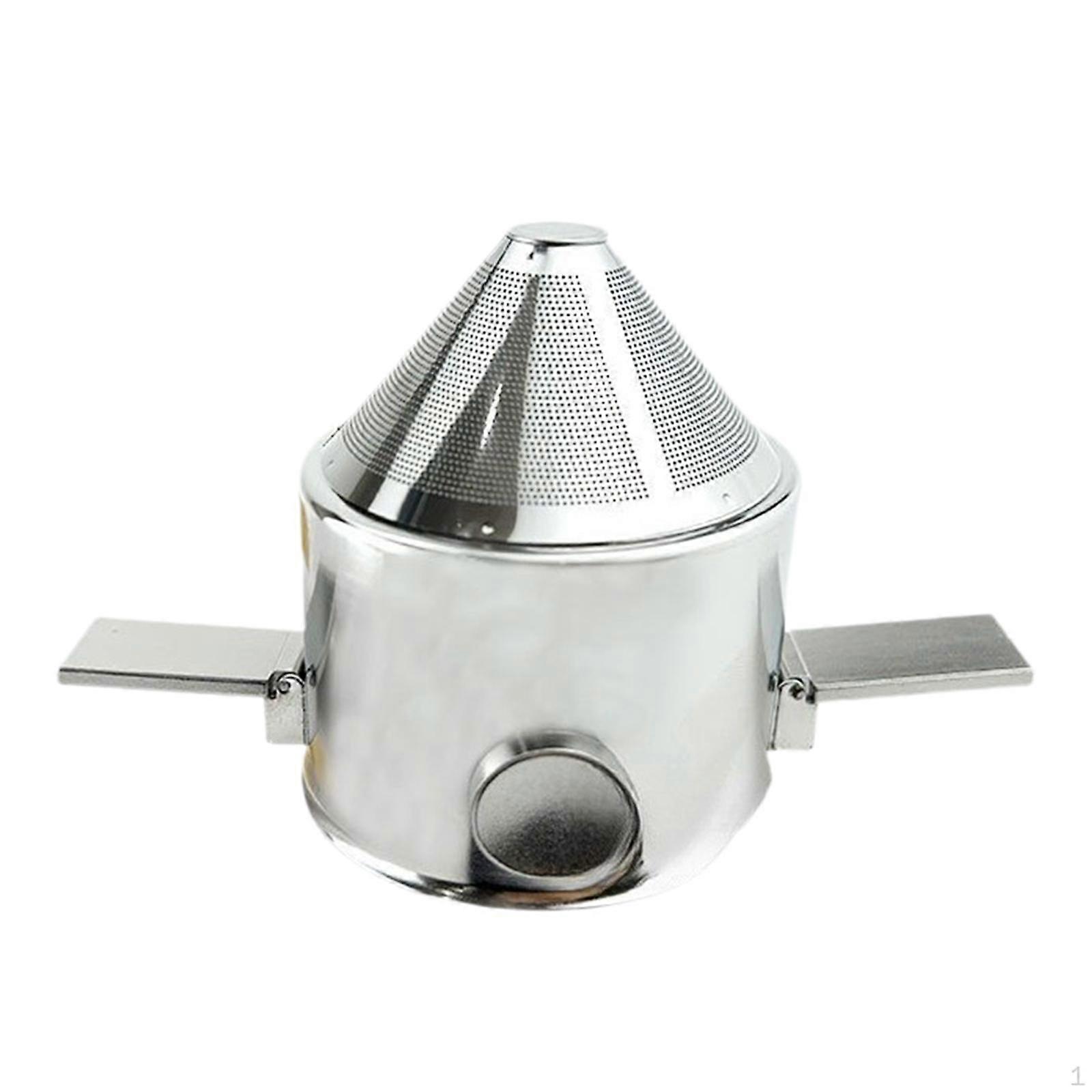 Pour over Coffee Dripper Cup 1-2 Rust Resistant Portable Folding Fine Mesh Filter