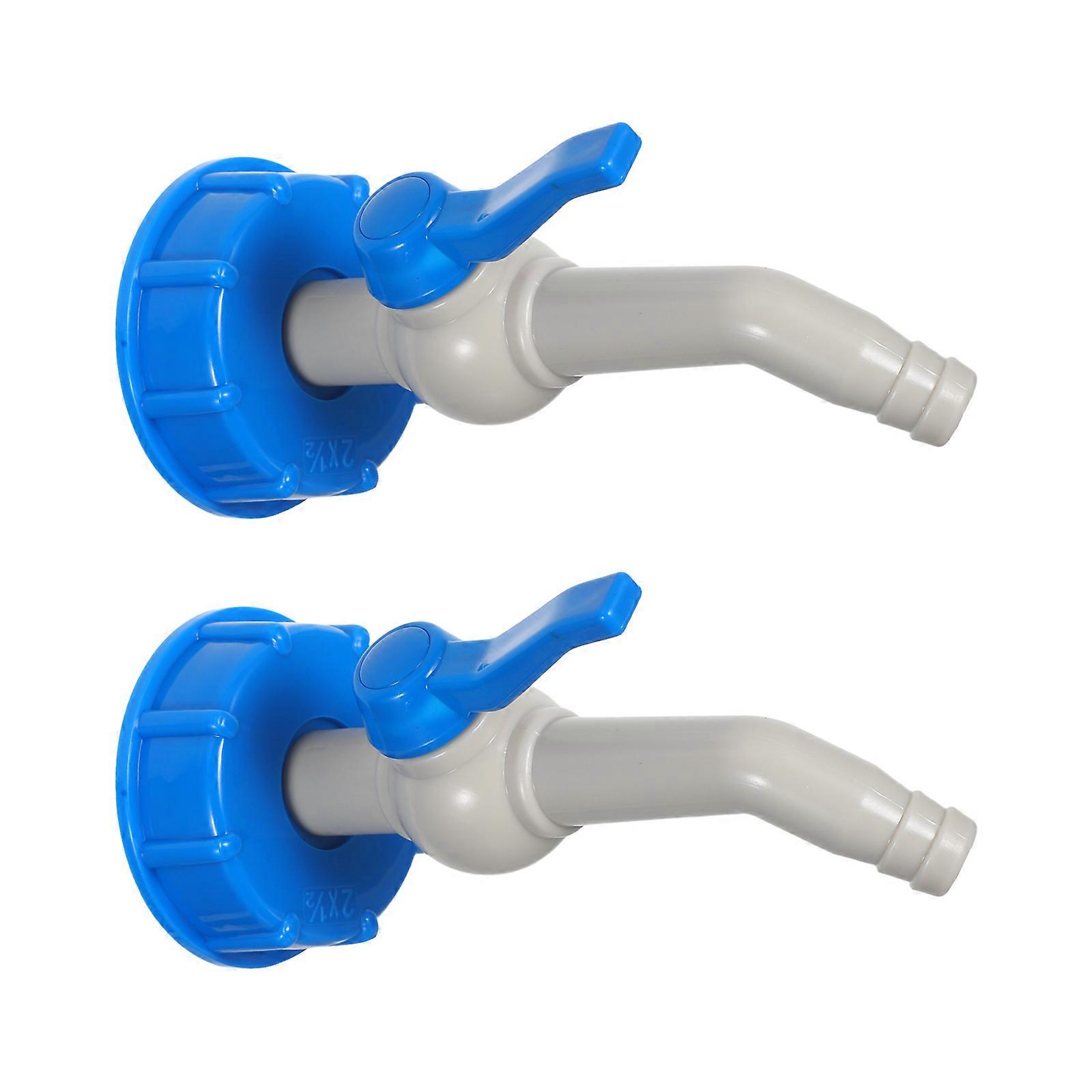 Threaded Water Adapter Plastic Ibc Tote Valve Adapter for Hose 2Pcs