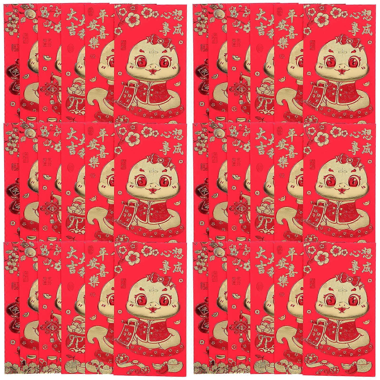 Festival Red Envelope Paper Red Packet for Daily Use 36Pcs