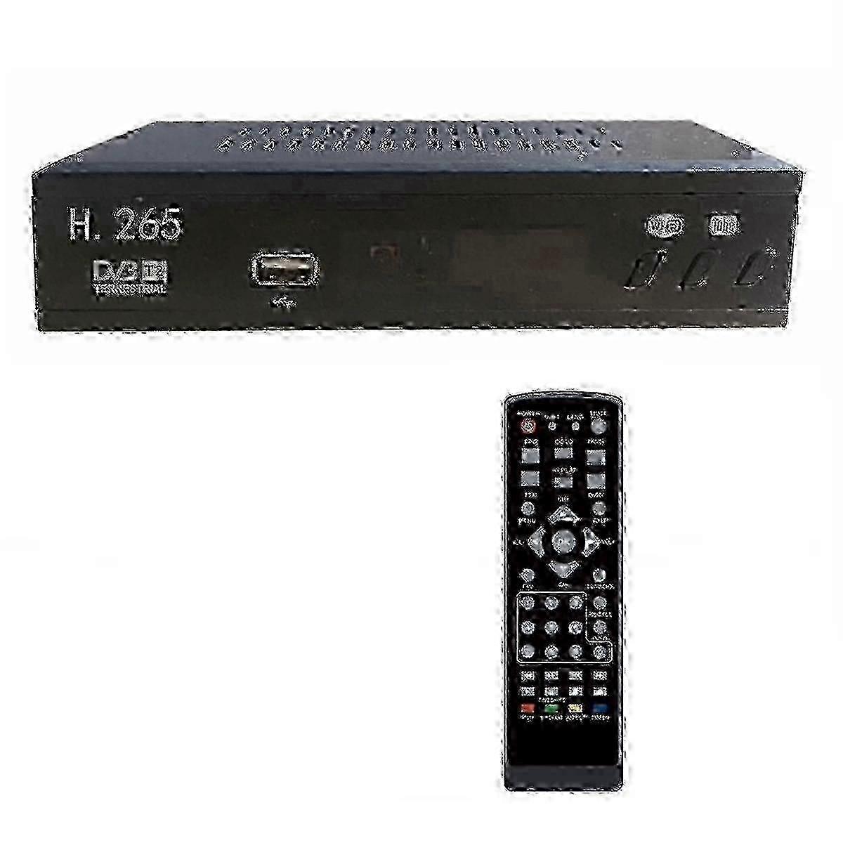 DVB-T2 HEVC H.265 Digital TV Tuner USB Receiver 1080P HD Terrestrial TV Decoder with EPG for SZRH A-F