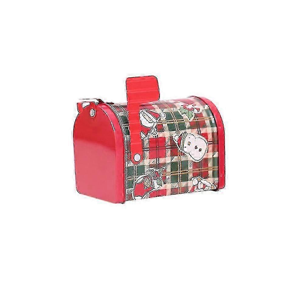 Festive Storage Box for Christmas Candy with Ornament Feature