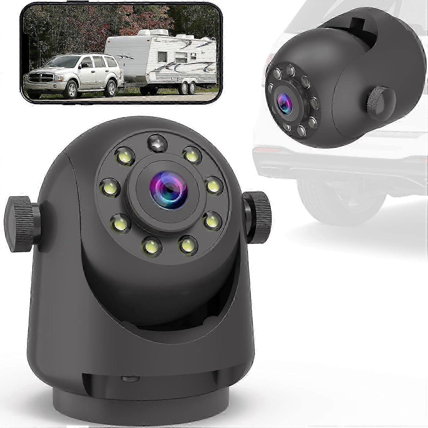 2025 Magnetic Hitch Wireless Backup Camera, Back Up Front/Rear View Reverse Camera