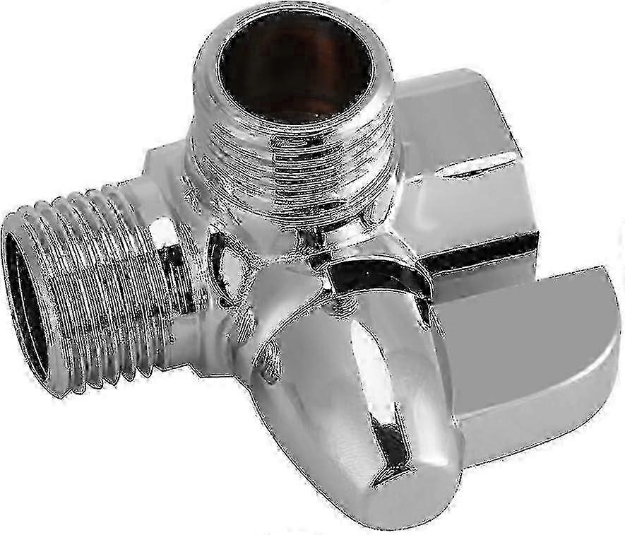 3 Way Shower Diverter Valve G1/2" T Shape Adapter Valve Shower System Component Replacement Part For Shower Arm Mounted,garden Hose