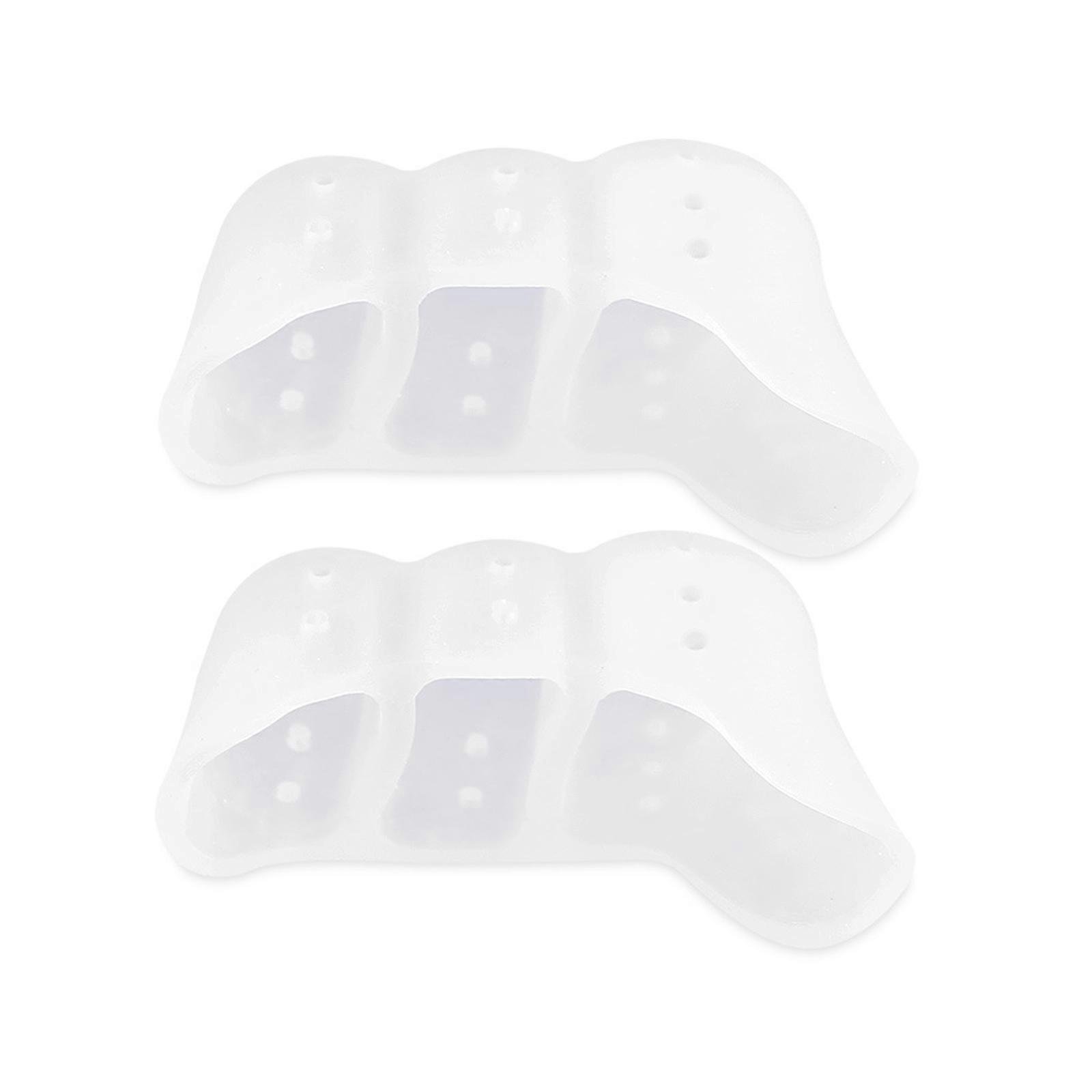 3 Hole Design Toe Guards For Pains Relief Breathable SEBS Material Cushioned Protectors For Running Nurses Professional  Transparent