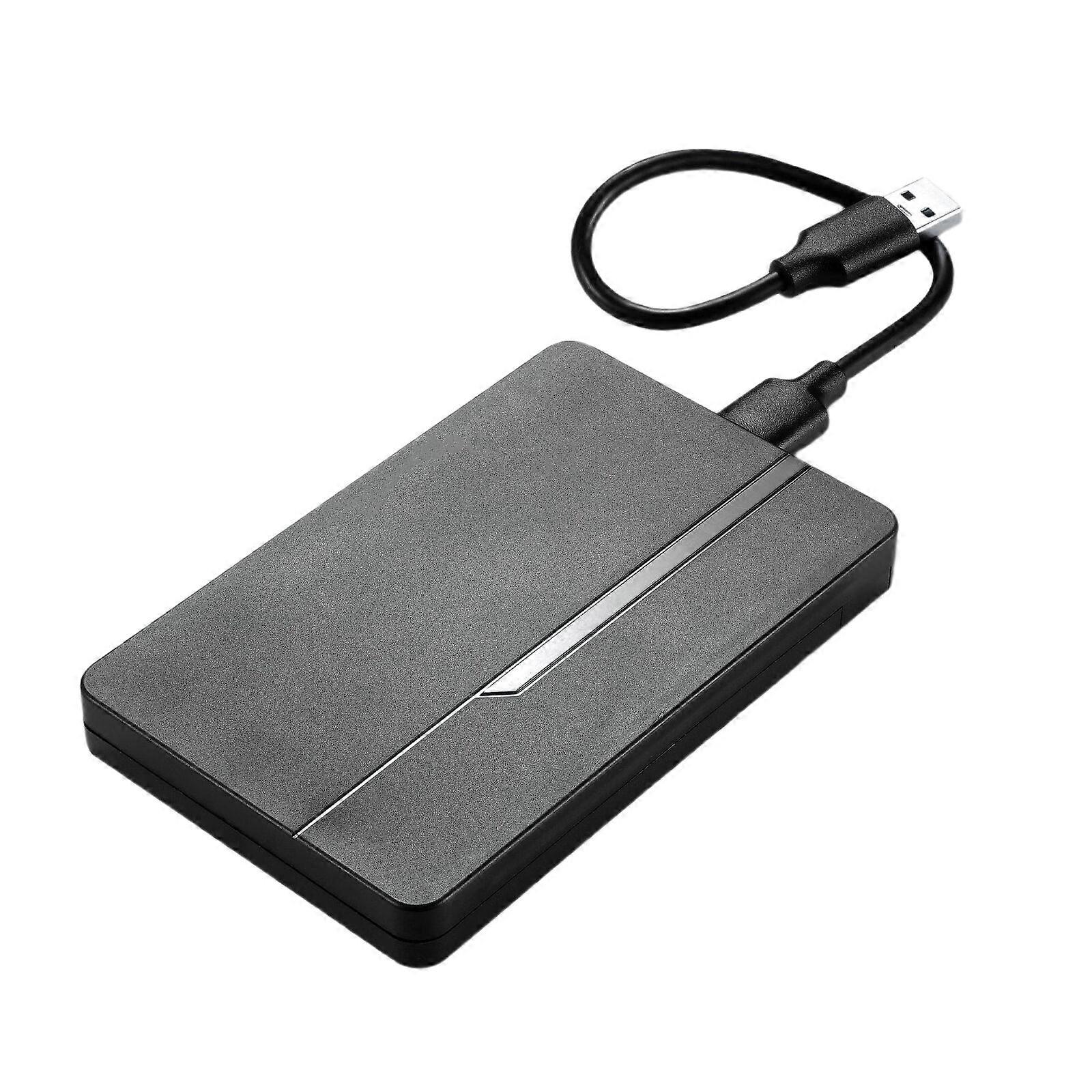 Plastic External Hard Disk Housing Quick Setups Design Efficient Heat Dissipation Shockproof 2.5" Storage Solution Multicolor