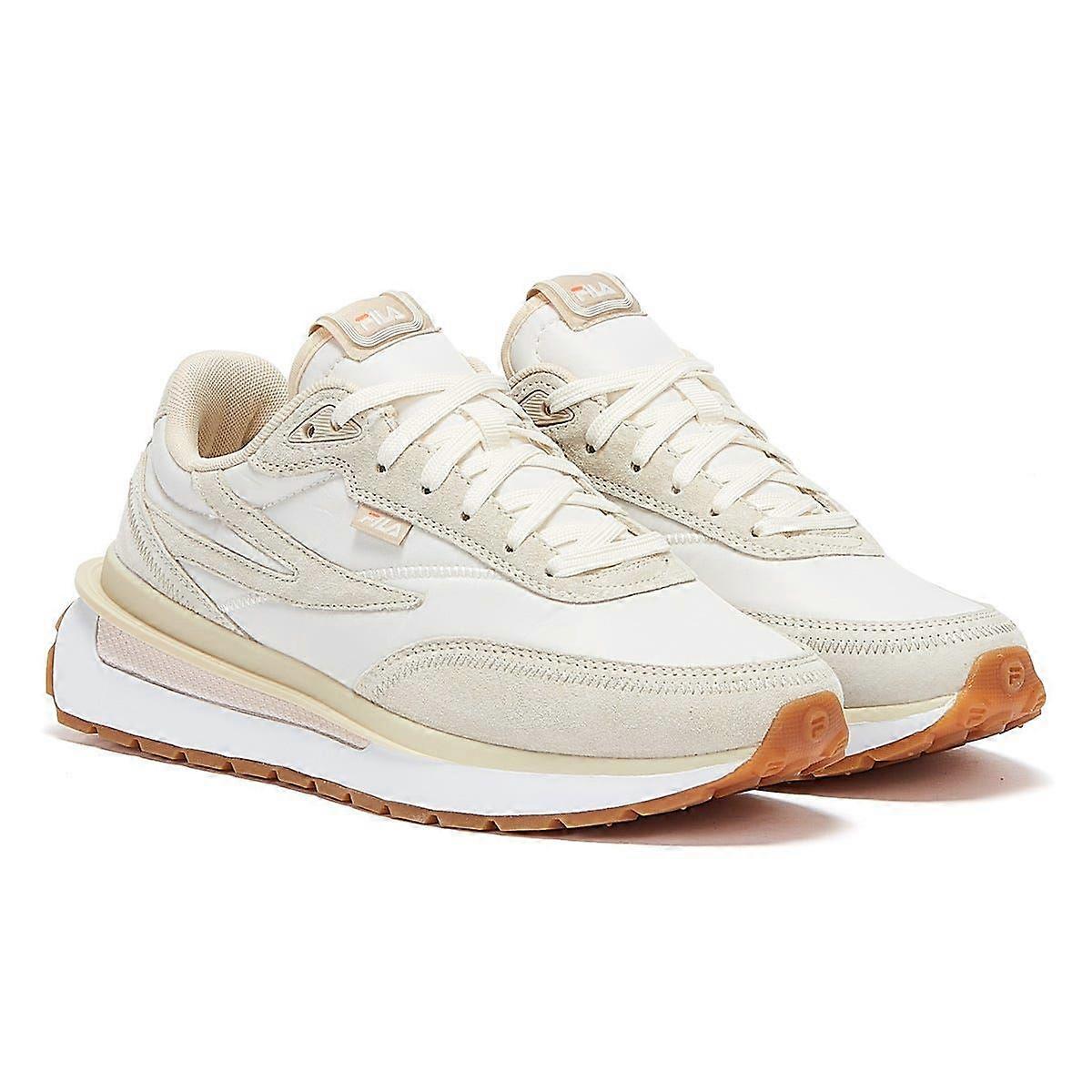 Fila Renno Dames Beige / Witte Trainers