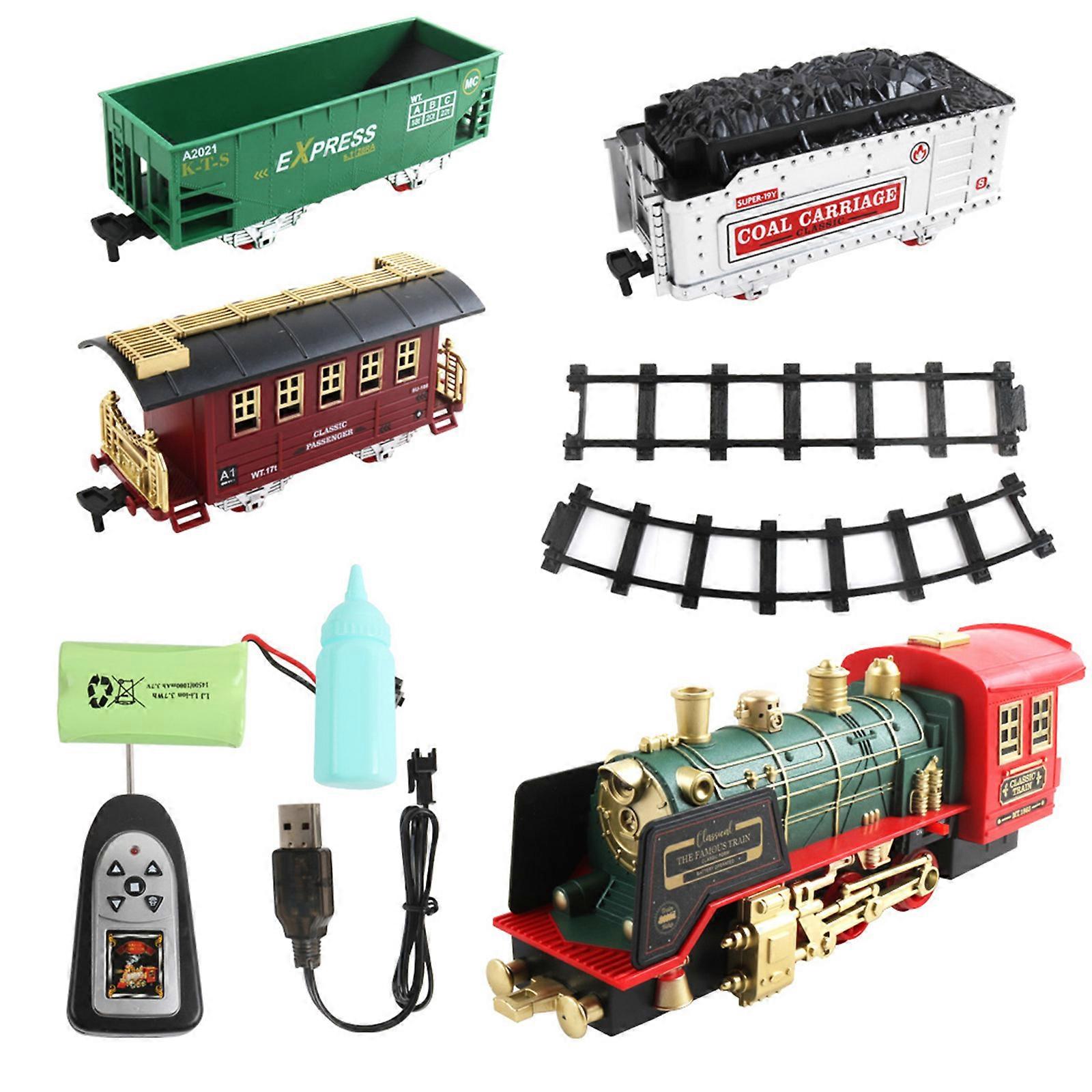Remote Control Train Car Set with Music and Lights Perfect Gift for Kids Interactive Remote Control Train Adventure Multicolor