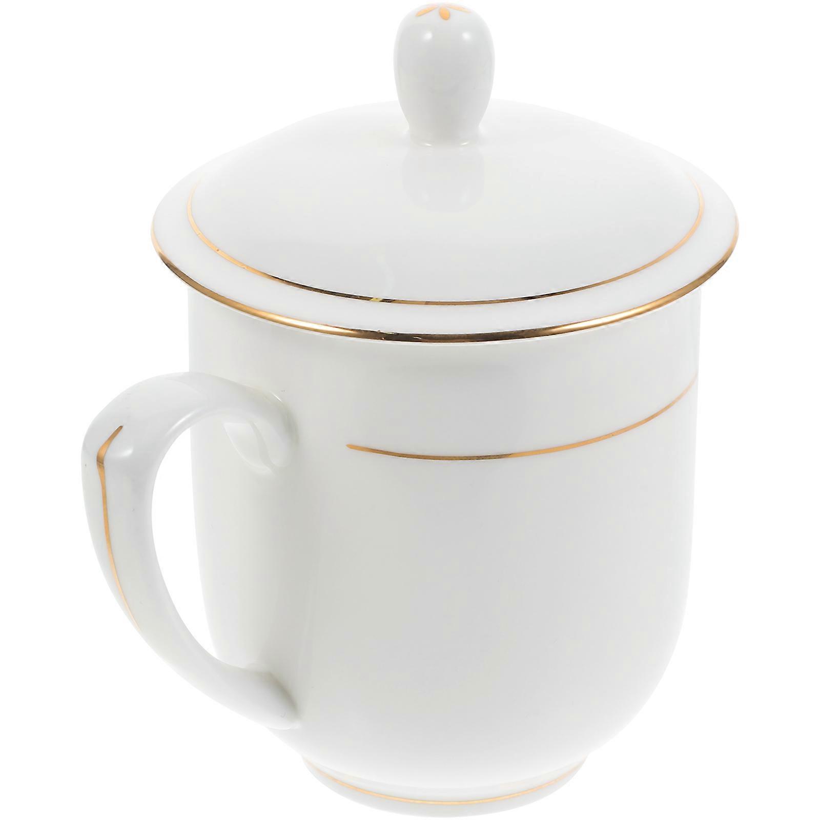 Multi-function Milk Cup Ceramic Water Mug Household Coffee Mug Coffee Accessory