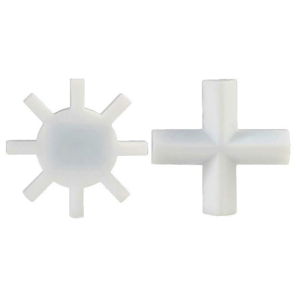 2 قطعة المغناطيسي النمام خلاط تحريك قضبان التحريك الأبيض تحريك قضبان رود