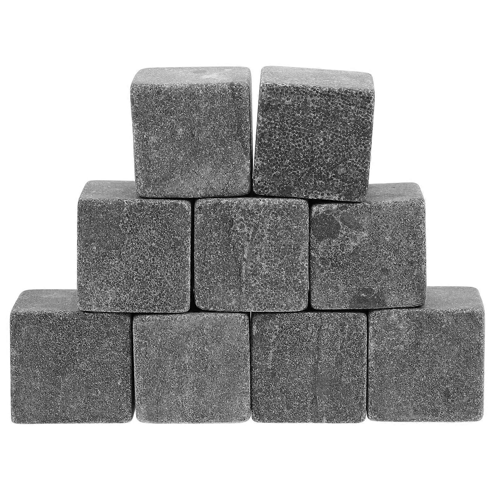 Granite Whiskey Rocks Set For Home Use Made Of Stone With Pouch For Cooling 1Set