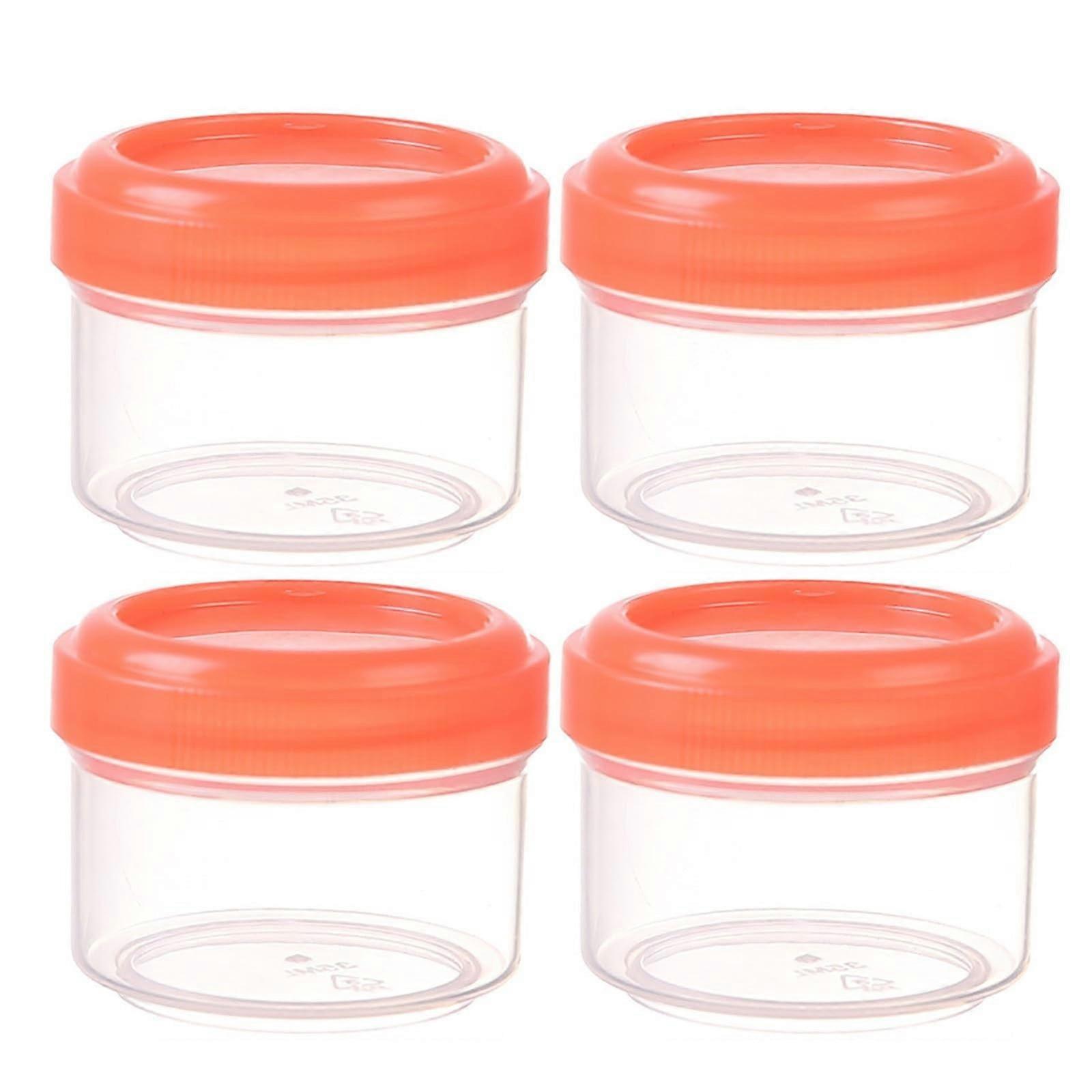 Glass food storage containers with lids, airtight & reusable, compatible with kitchen, pantry, freezer. Perfect for leftovers, lunch, dips.