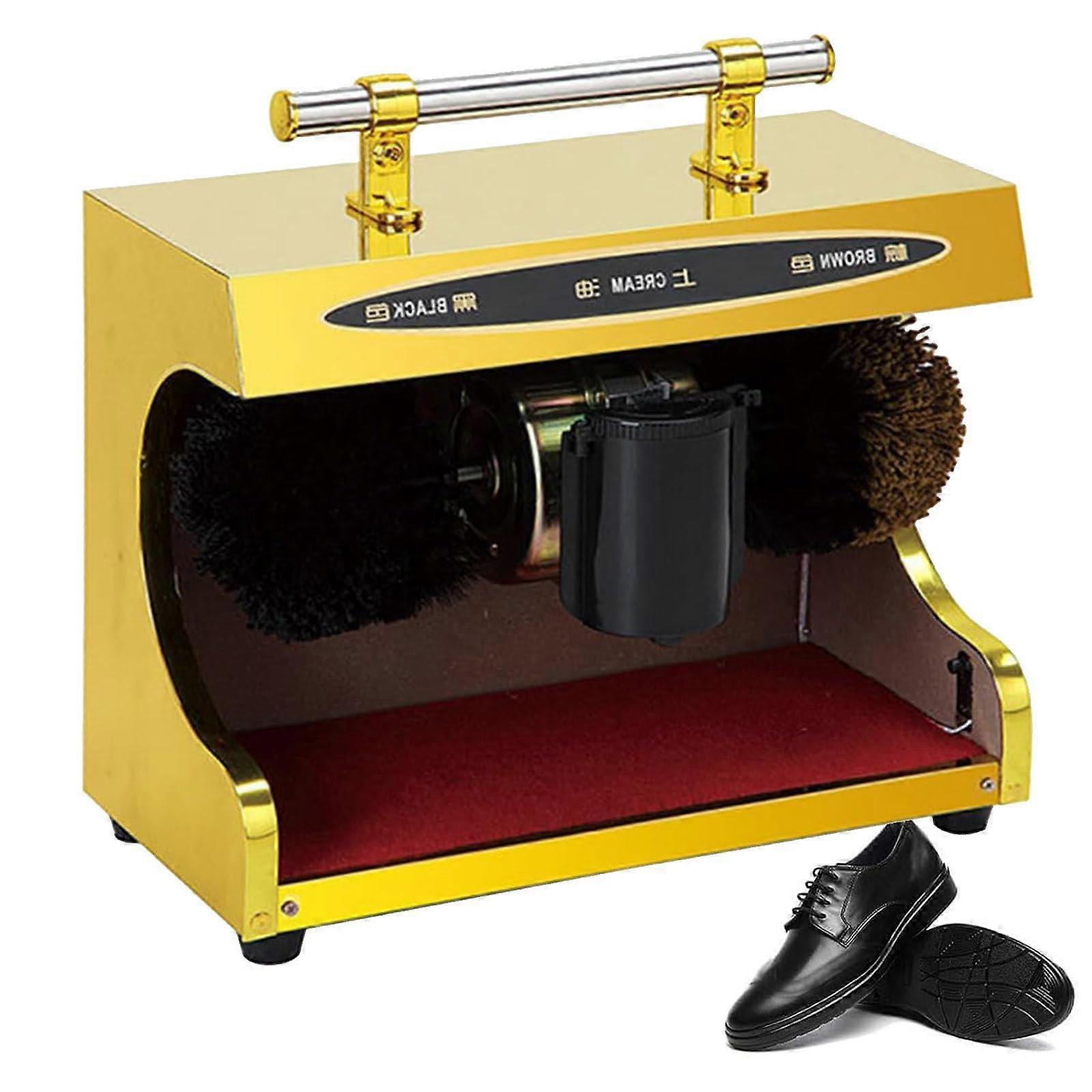 Electric Shoe Polishing Machine with Automatic Induction for Hotel Lobby Office Low Noise Cleaning