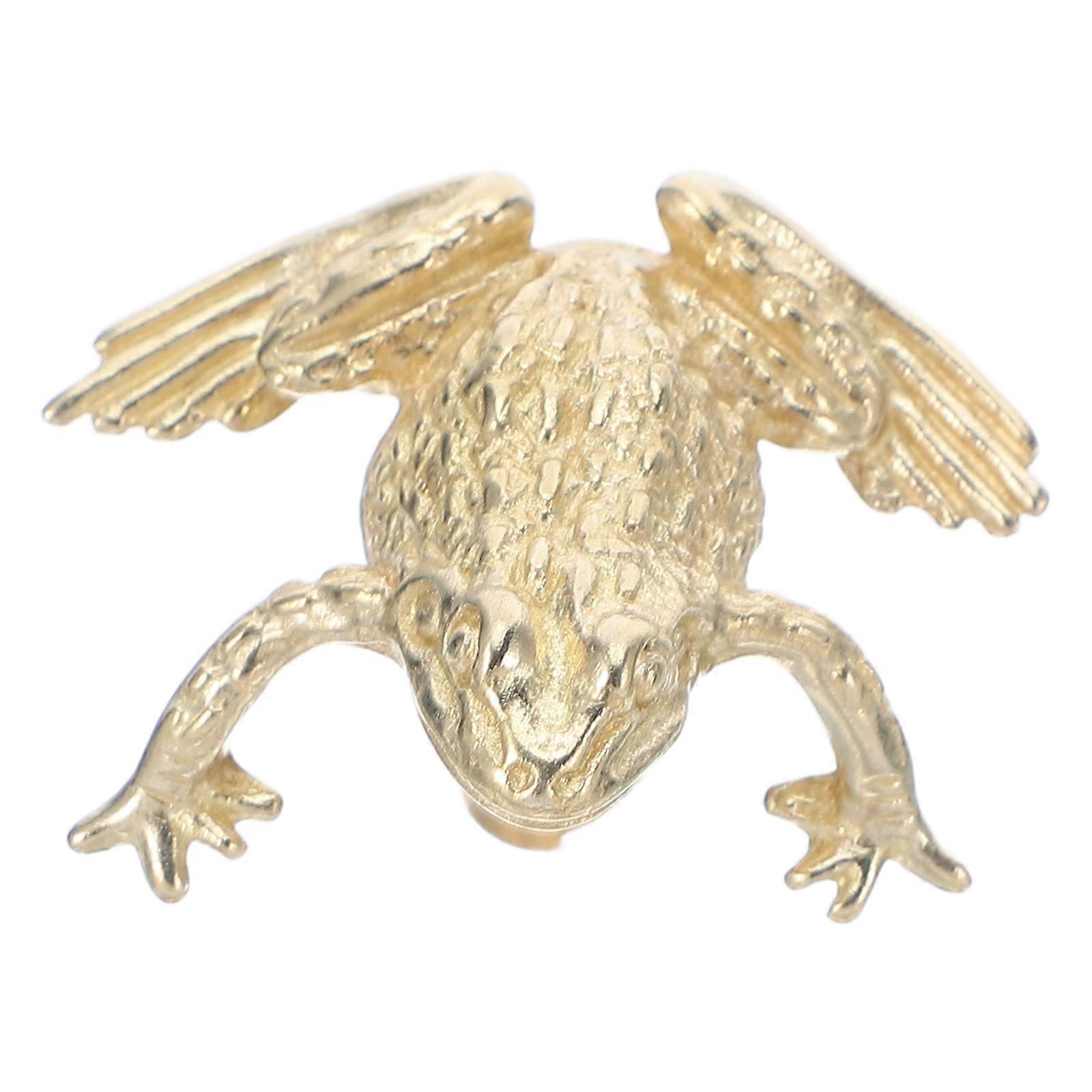 Decorative Knobs For Cabinets Brass Toad Door Handle Smooth Operation Furniture Decoration 1Set