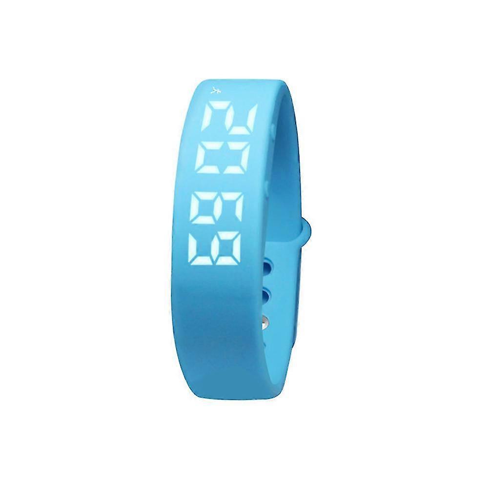 W5 Multifunction Smart Wristband Bracelet with Pedometer / Thermometer / Sleep Monitor / Vibration Alarm (Blue)