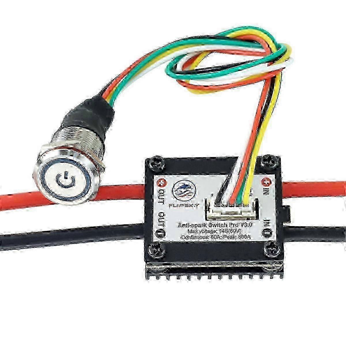 Antispark Switch Pro V3.0 ESC Switch with Heatsink for Electric Skateboards, Scooters & Road Use, E-Bikes FLIPSKY