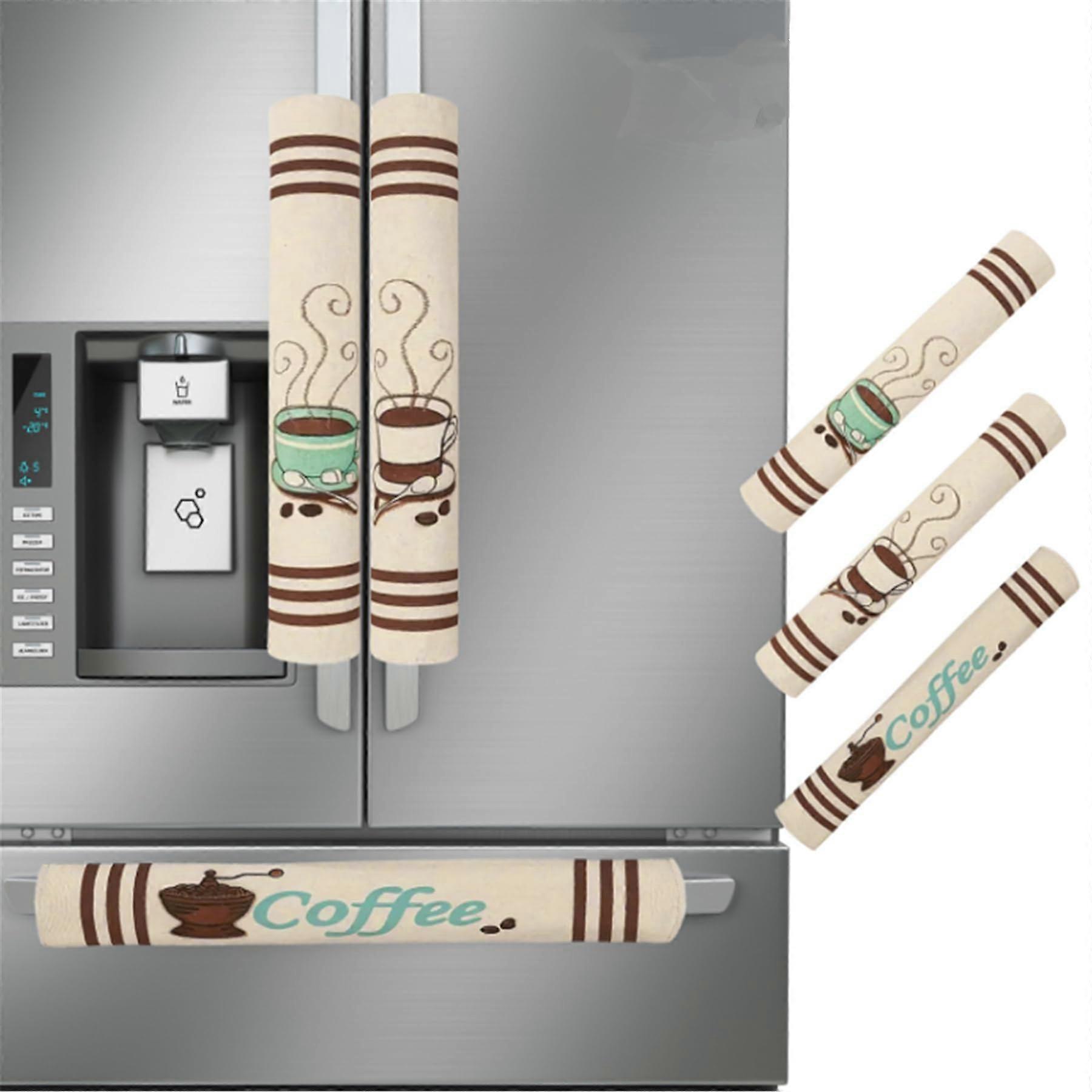 Refrigerator Door Handle Covers AntiSlip Protectors for Fridge Oven to Prevent Fingerprints and Stains