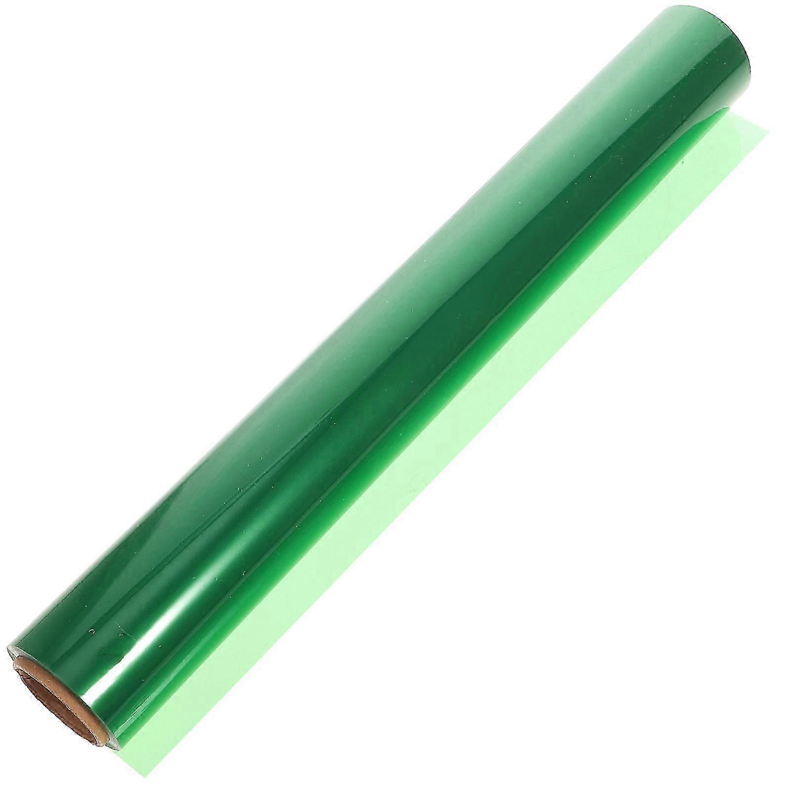 1 Roll of Green Cellophane Wrap for Gift Wrapping Durable and Versatile Cellophane Material