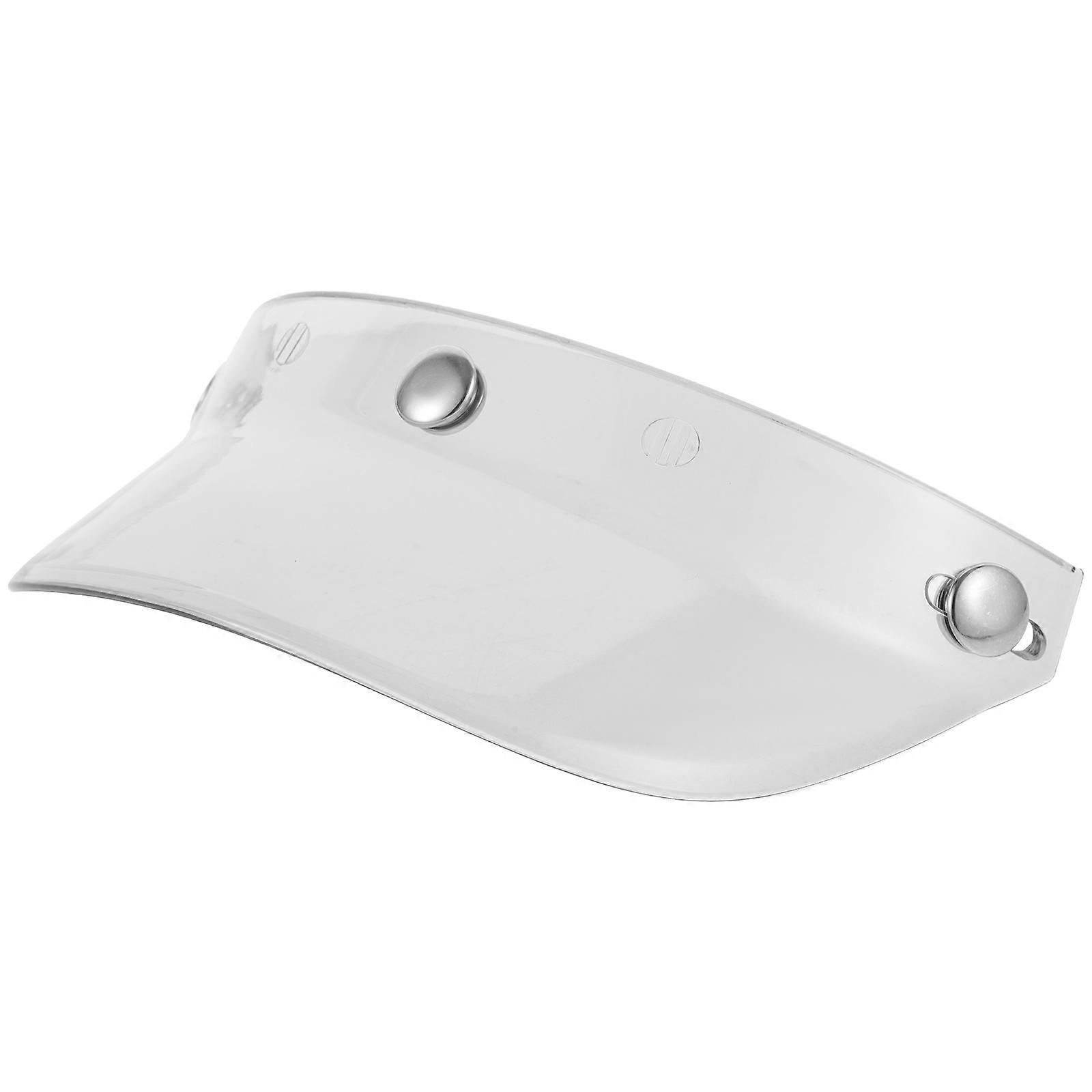 Motorcycle Sun Visor with Three-Button Attachment Replacement