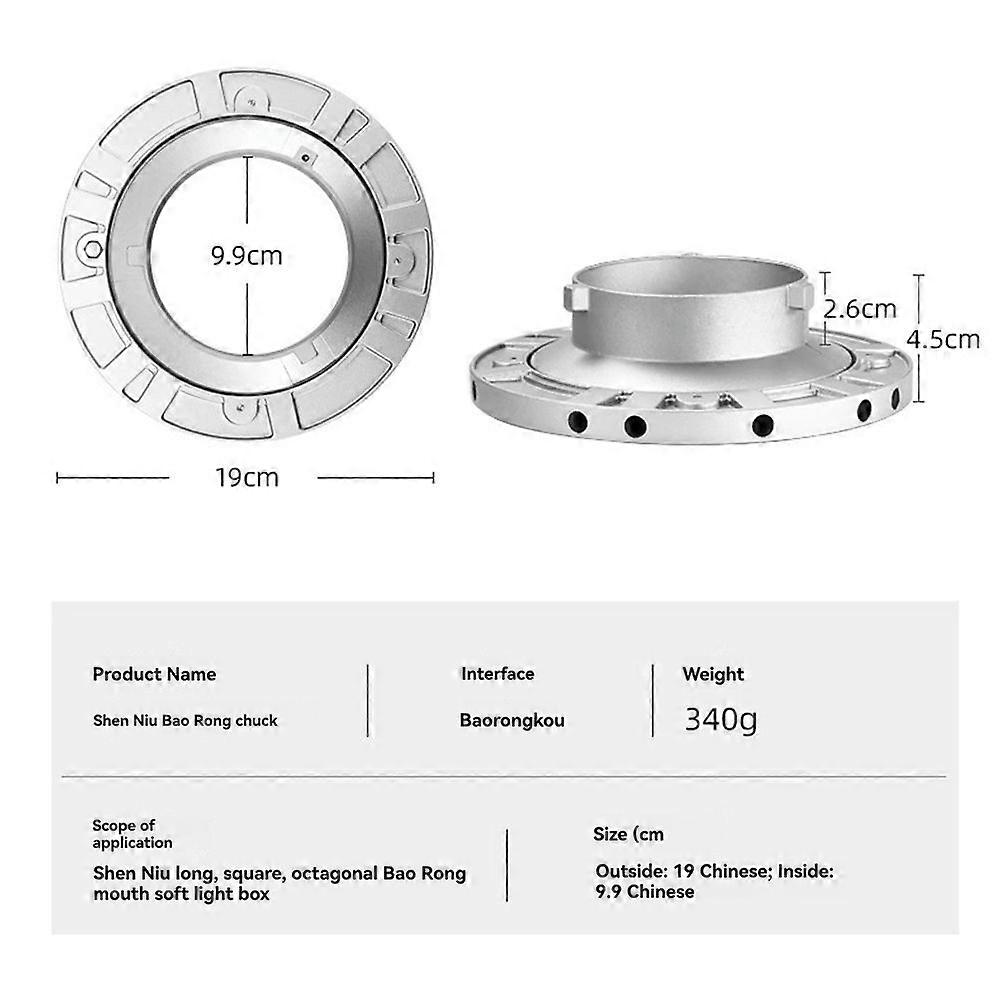 Softbox Speed Ring Adapter Speedring Mount for Studio Flash Photography Lighting Srobe Soft Box