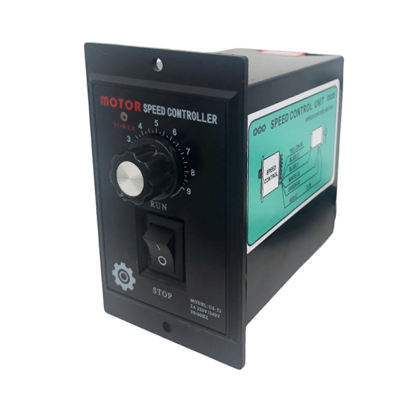 Motor Speed Controller Easy to Install Speed Controller for Factory Wide Speed Ranges Motor Speed Regulator 250/400/500W Multicolor