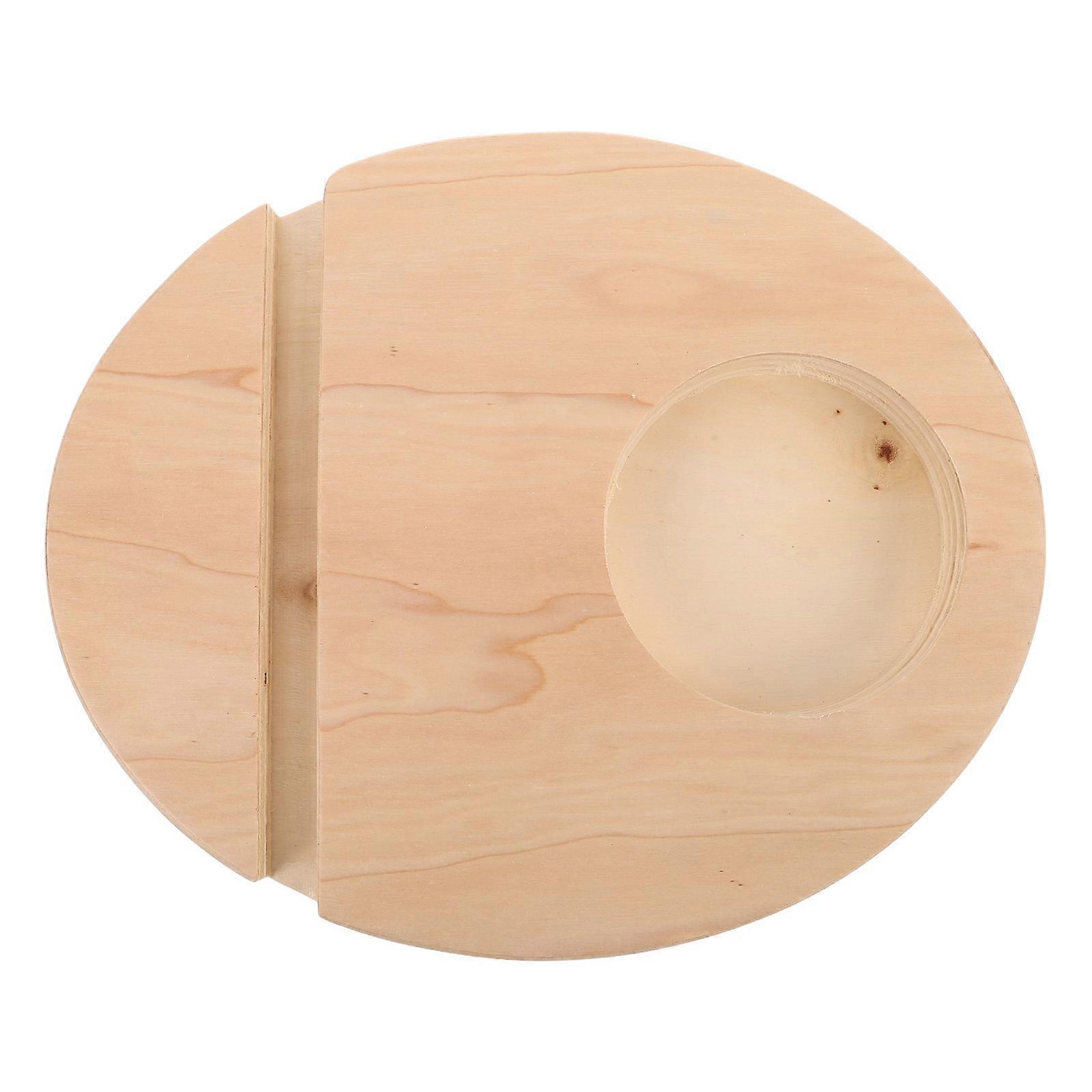 Base para Equipamentos Domésticos, Cor Cáqui, Construção Durável, Design Compacto, 7,5 Polegadas