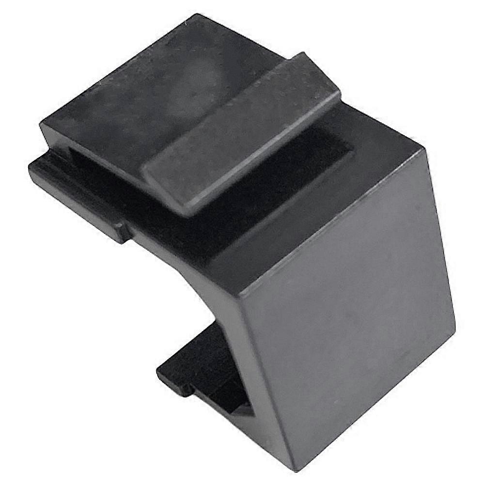 50pcs RJ45 Keystone Jack Inserts Blank Modules for Wall Plates Patch Panels Home Network Setup Black