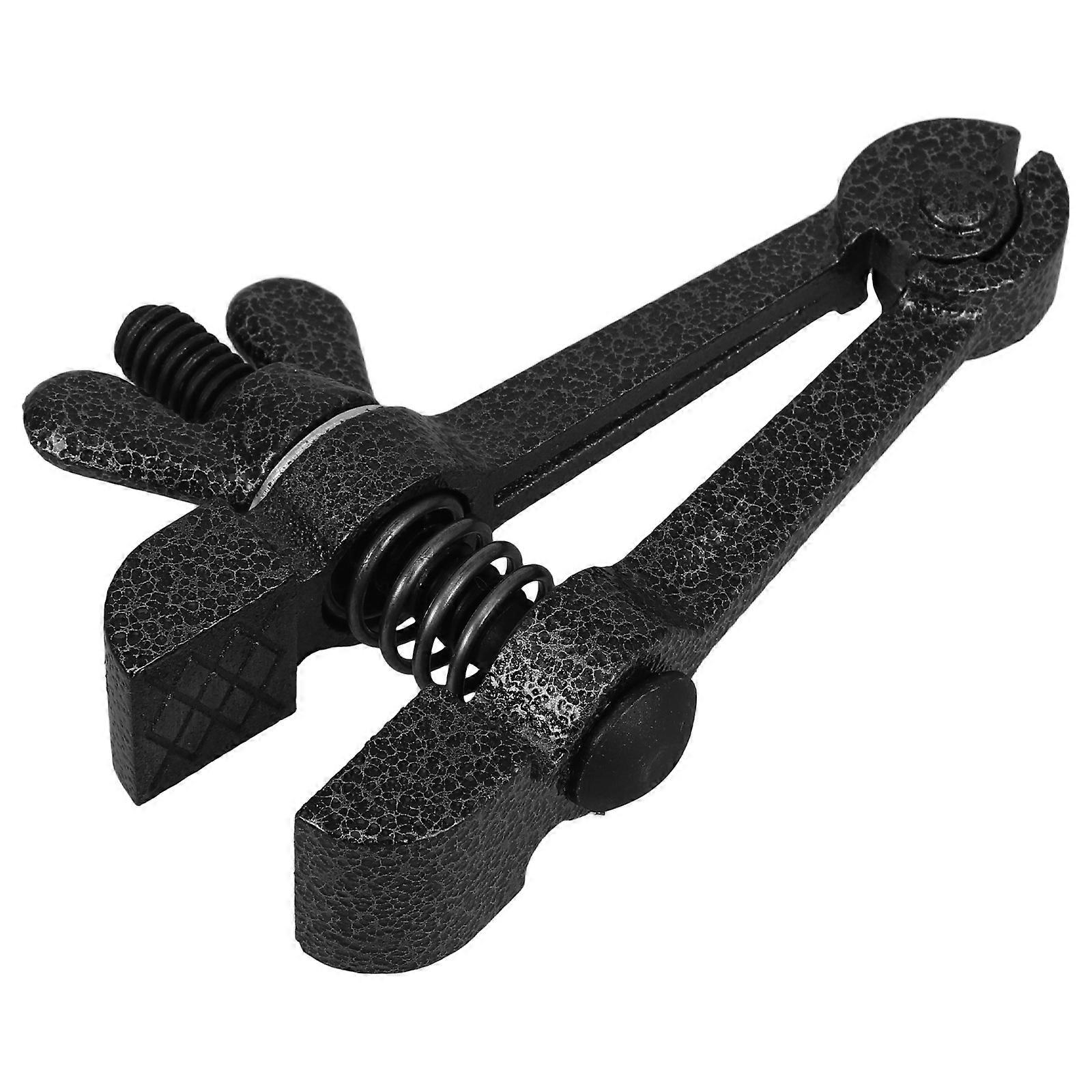 Mini Vise Pliers Hand Clamps for Crafts Woodworking Small Portable Fixed Grip Tool for Cutting Sanding Drilling 1 Set