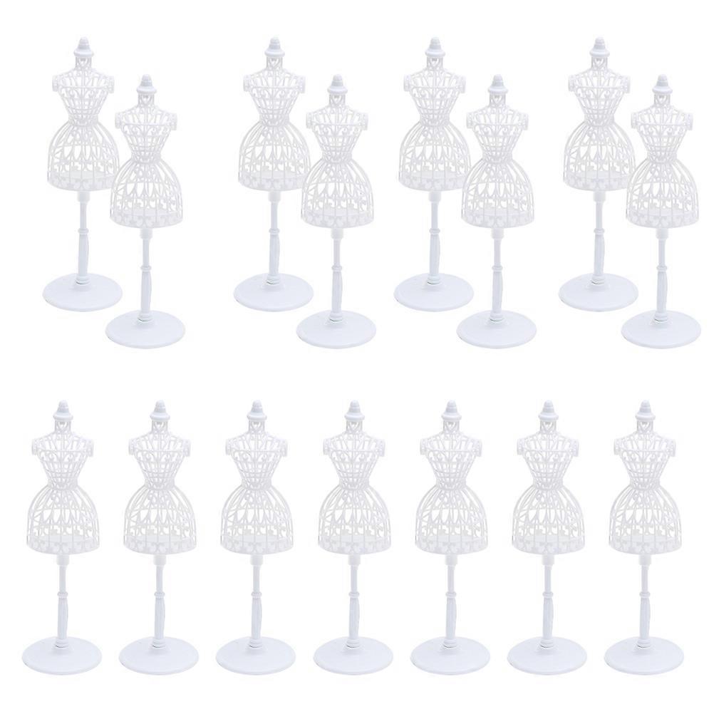 Hollow Mannequin Mini Clothes Model Stand for Displaying Clothes 15Pcs