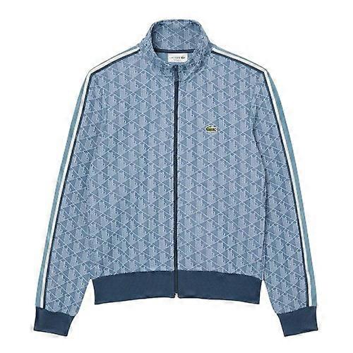 Lacoste Mens Paris Jacquard Zipped Track Jacket
