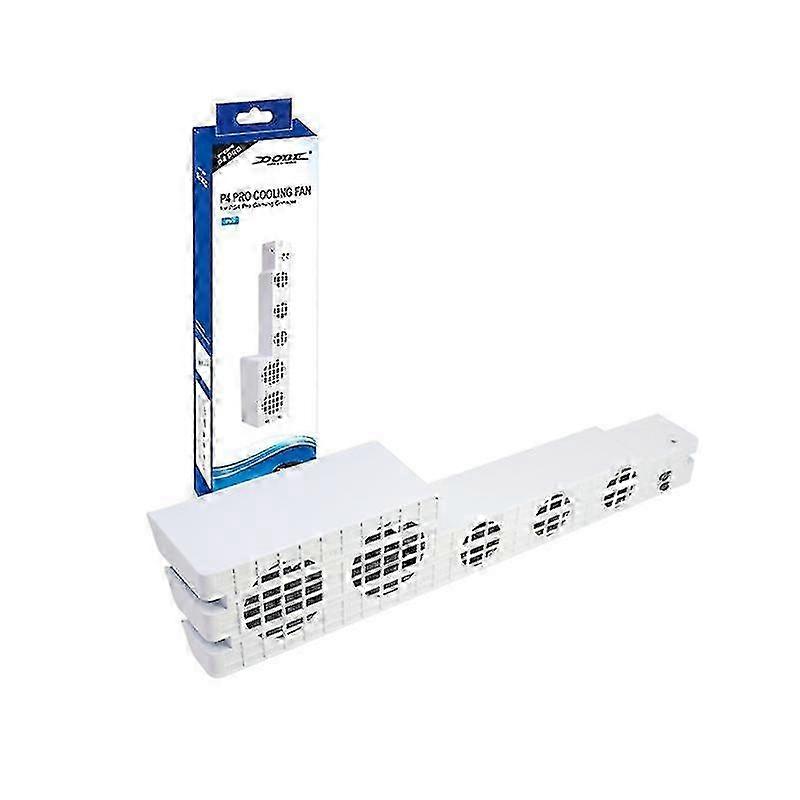 Base Cooling Fan Holder For Ps4 Pro External Fan Temperature Cooling Standwhite