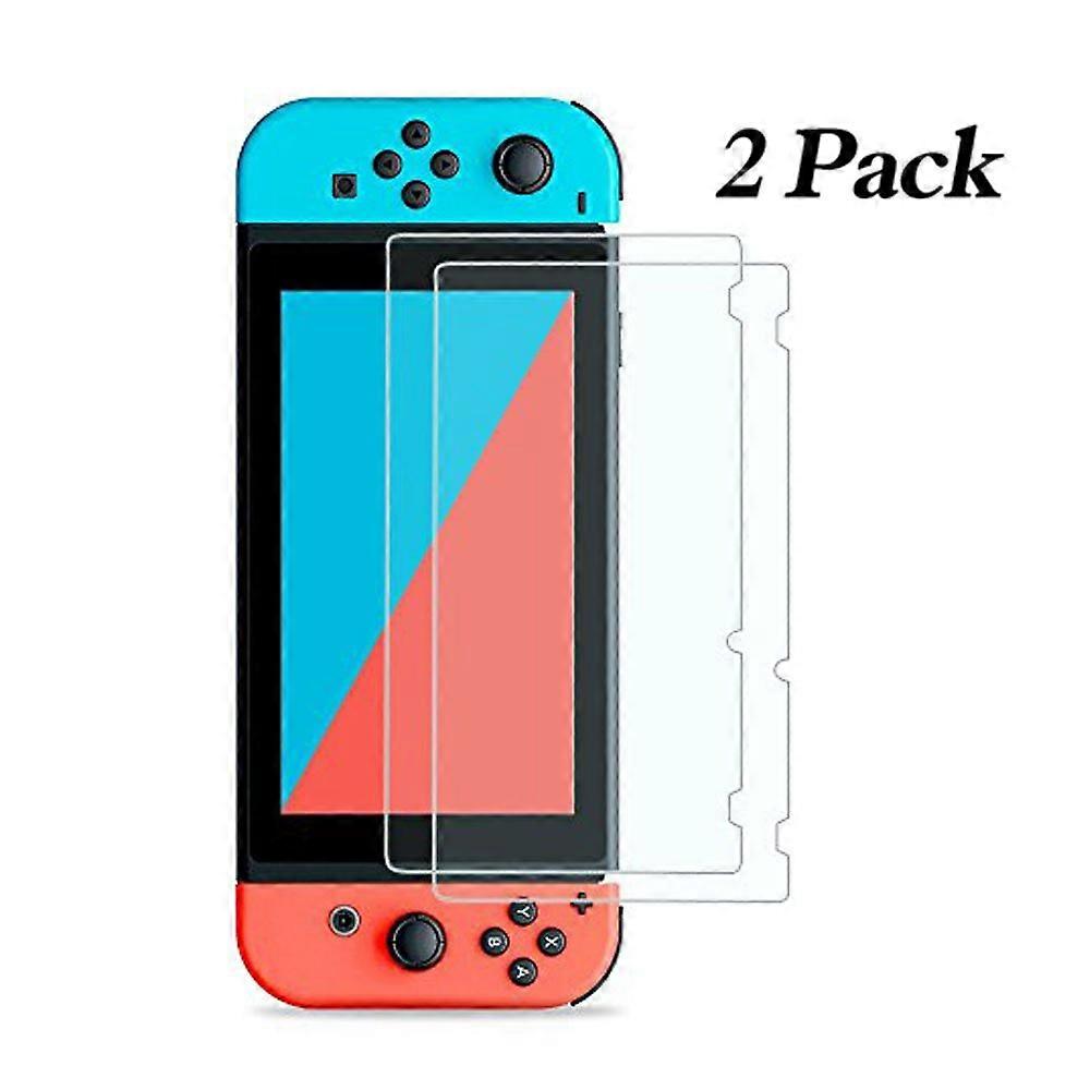 Screen Protector for Nintendo Switch 2Pack 9H Tempered Glass, Bubble, UltraThin, Crystal Clear