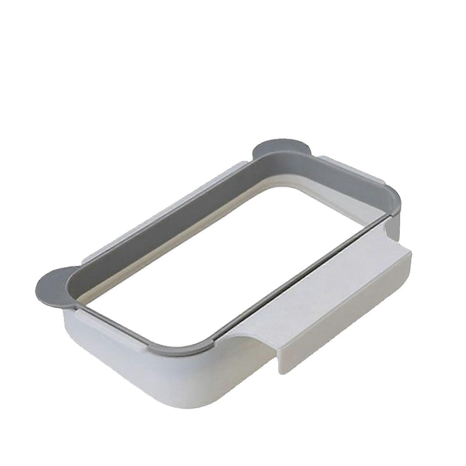 Over the Cabinet Trash Can with Panda Design, Hanging Garbage Bag Holder for Kitchen Cabinet Door