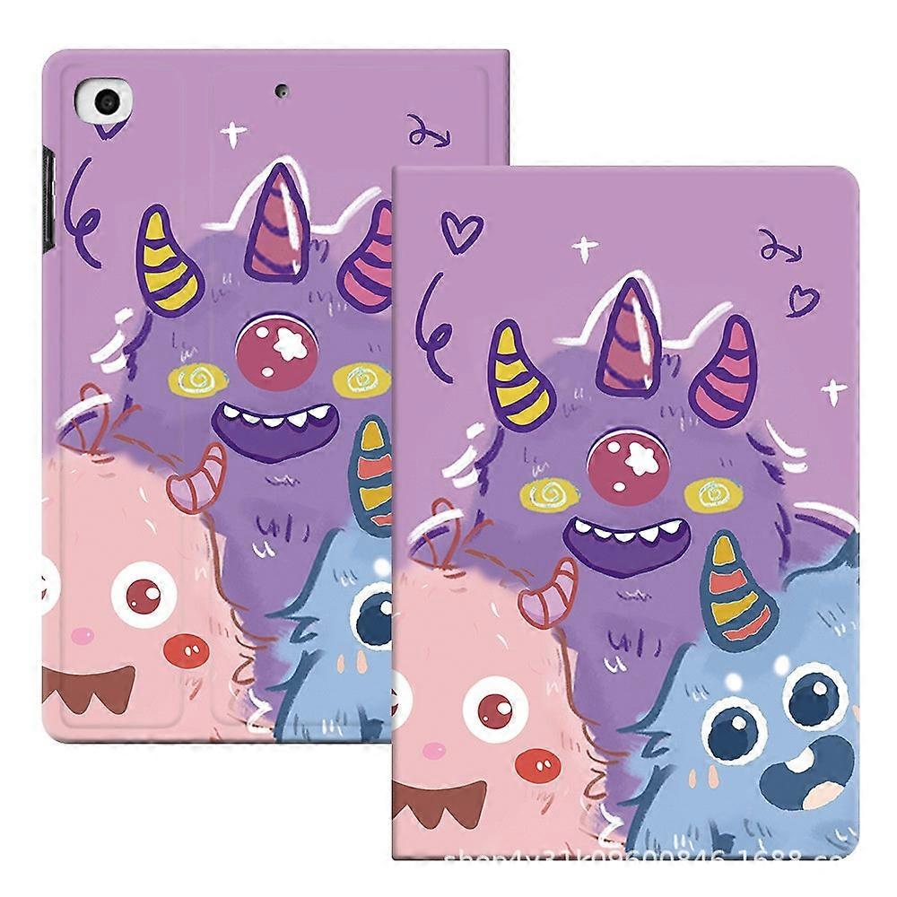 Capa elegante para iPad 2025 de 11 polegadas, Niuniu Monster Sleeping Skin.