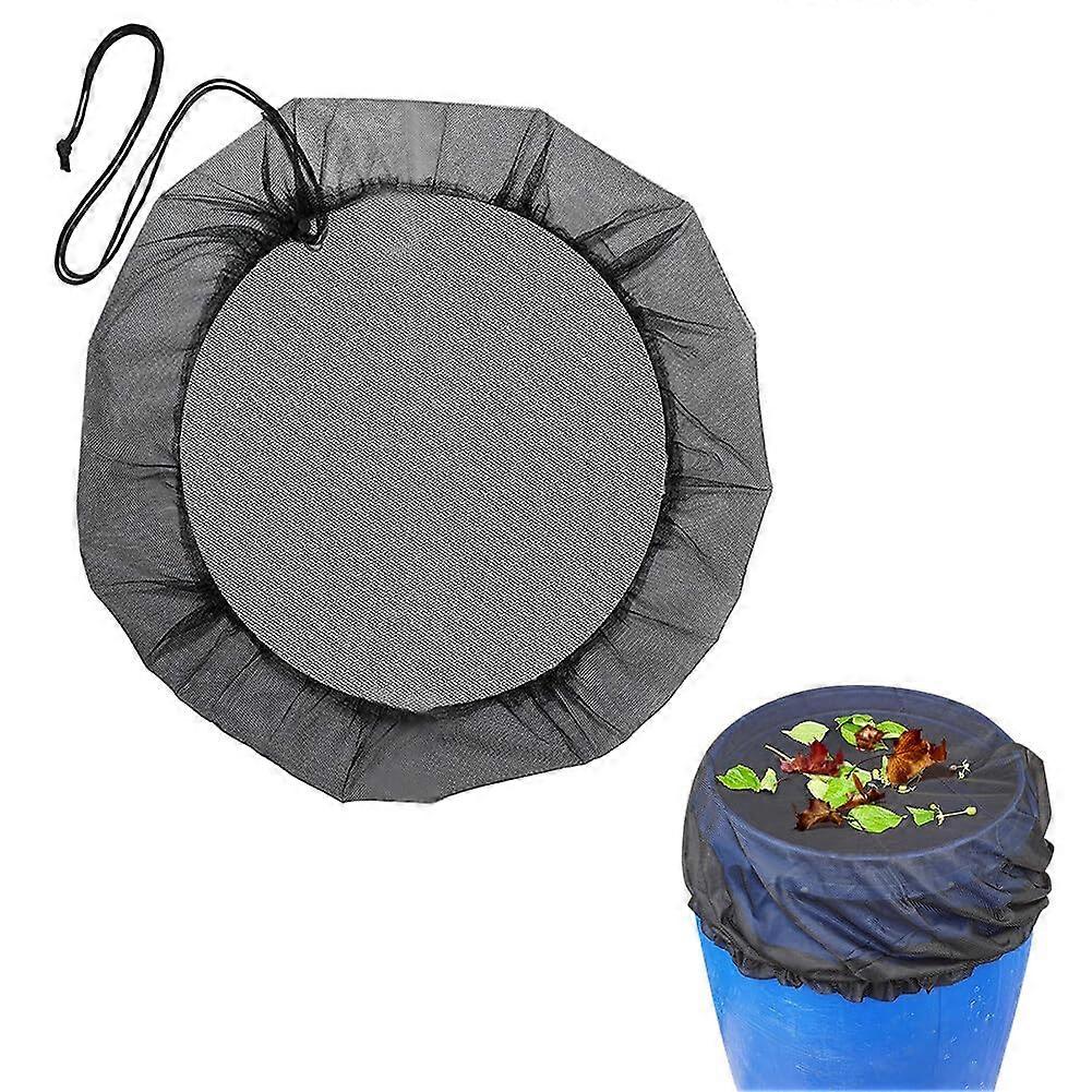 60cm Rain Barrel Cover with Drawstring, WeatherResistant Mosquito Proof Fine Mesh Leaf Guard