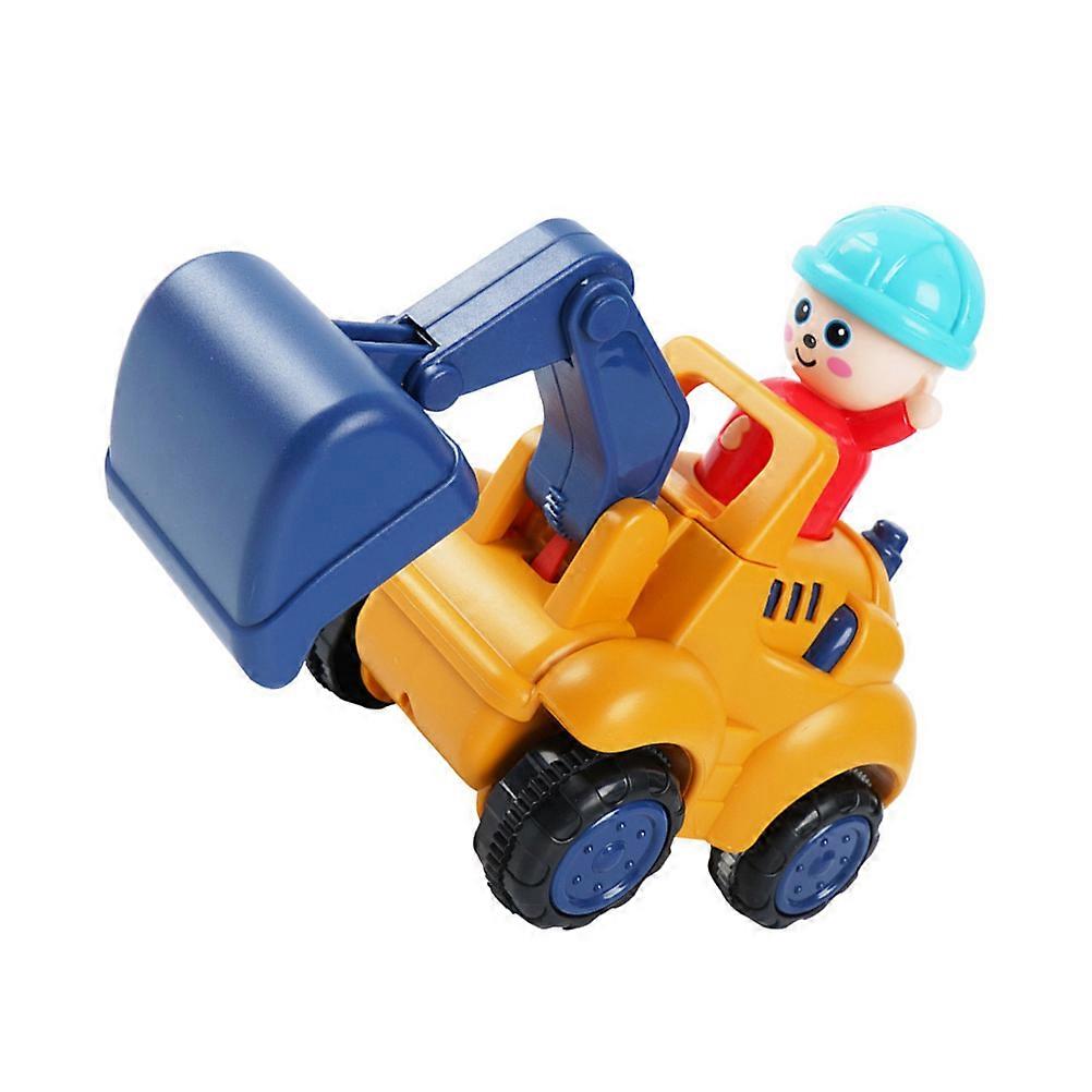 Inertial Pull Back Car Toy Hand Press Function for Kids Use
