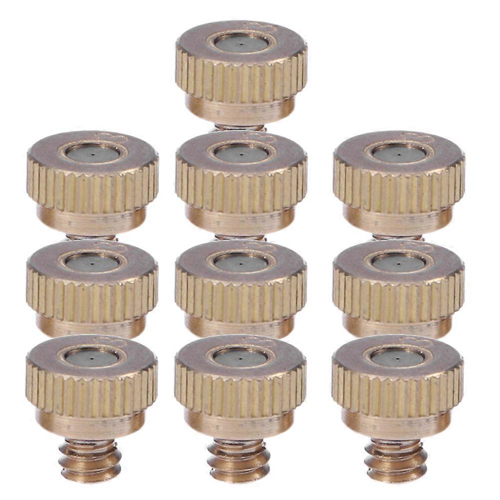 Mister Nozzle Atomizing Spray Head For Fountain Use 10Pcs Rustproof Stainless Steel With Exceptional Functionality