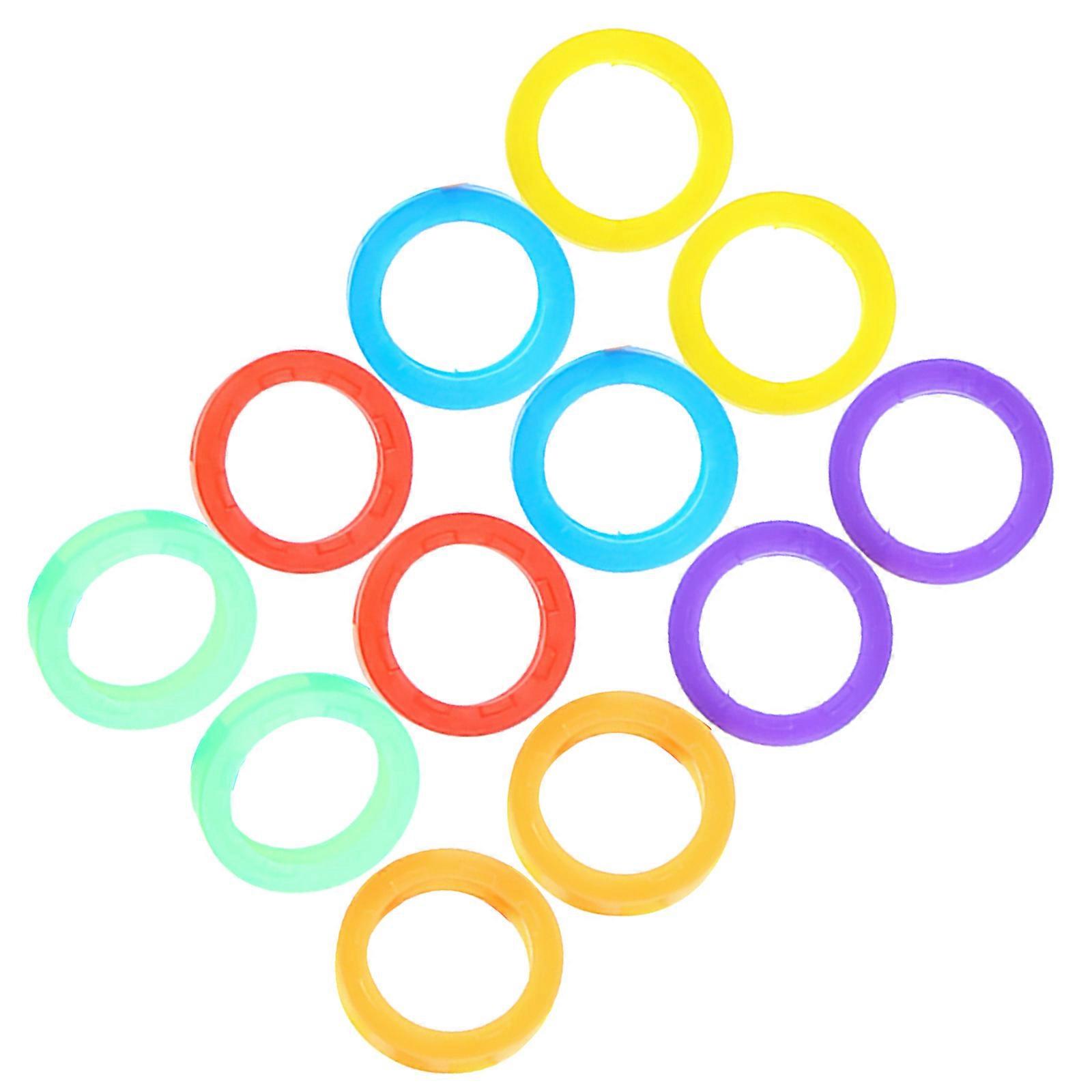 Silicone Key Covers Color Coding Key Protection for Home Organization 12Pcs