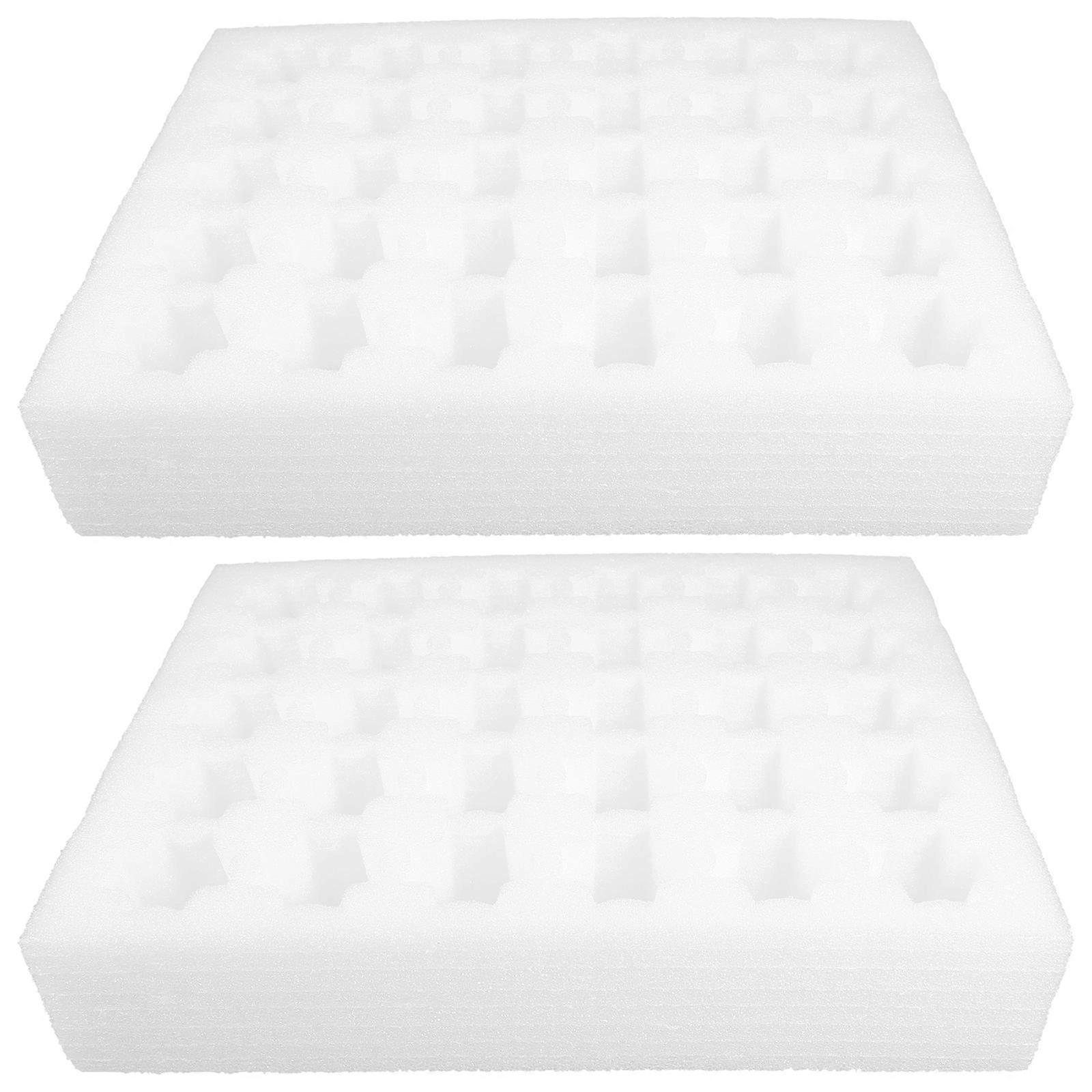 Egg Protector Shatter-Proof Egg Holder for Storage 2Sets White