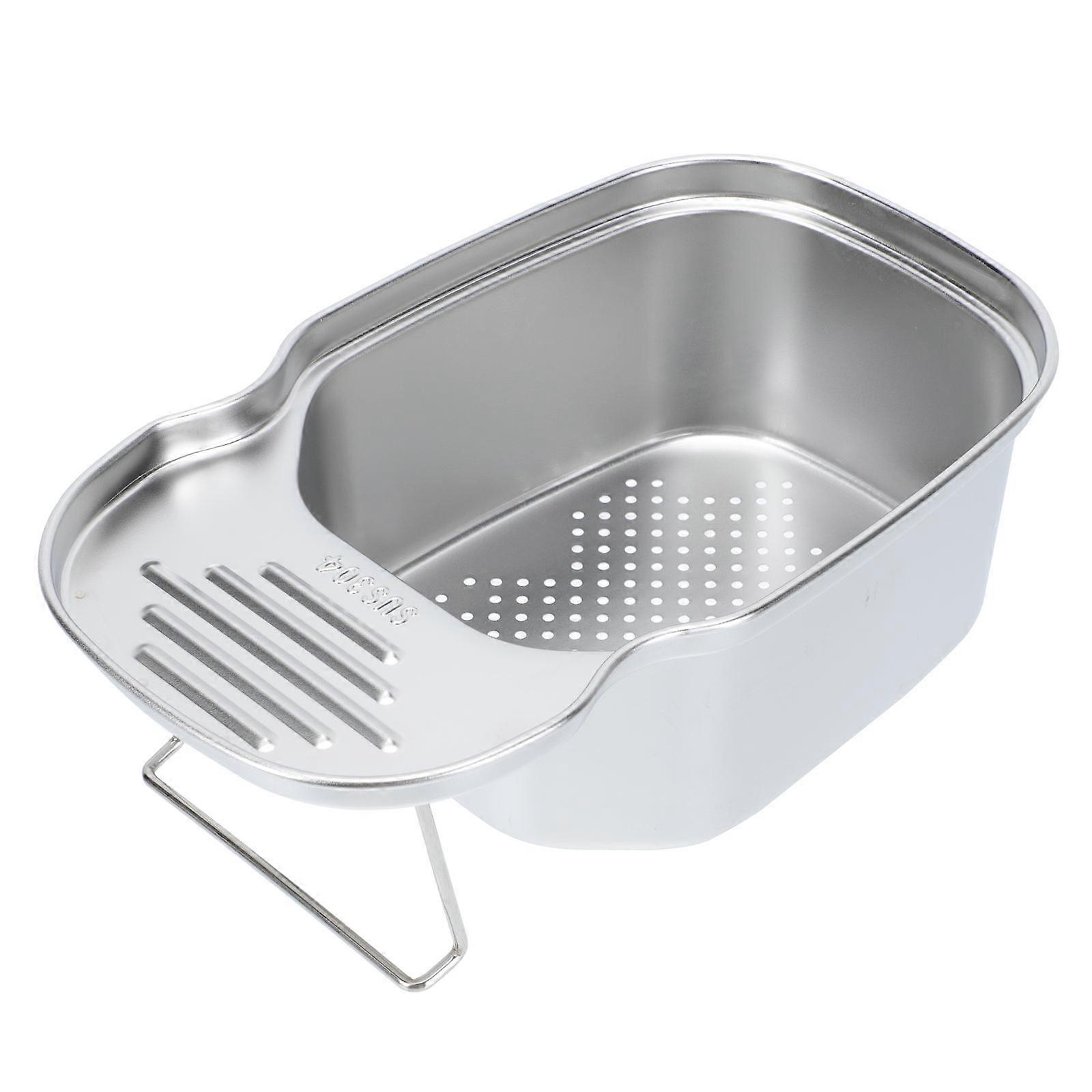 Useful Draining Basket For Food Preparation Saddle Shape Waterproof 1Pack