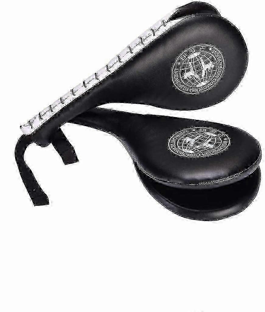 2 Pcs Black Kick Target Pads for Taekwondo & Karate Practice