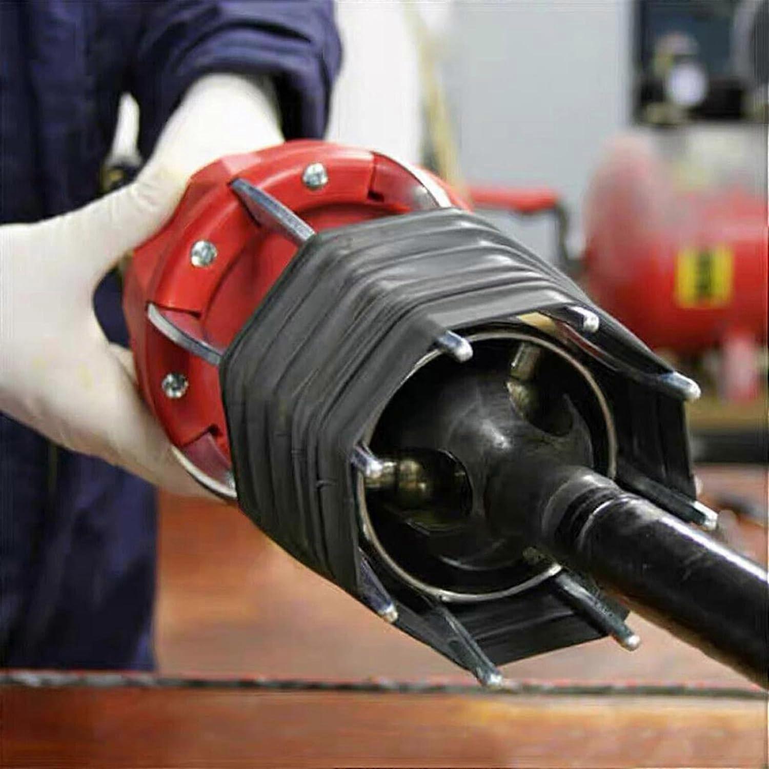 CV Boot Installation Tool with Ball Joint Separator, EightArm Clamp, Quick Ferrule for Automotive Red