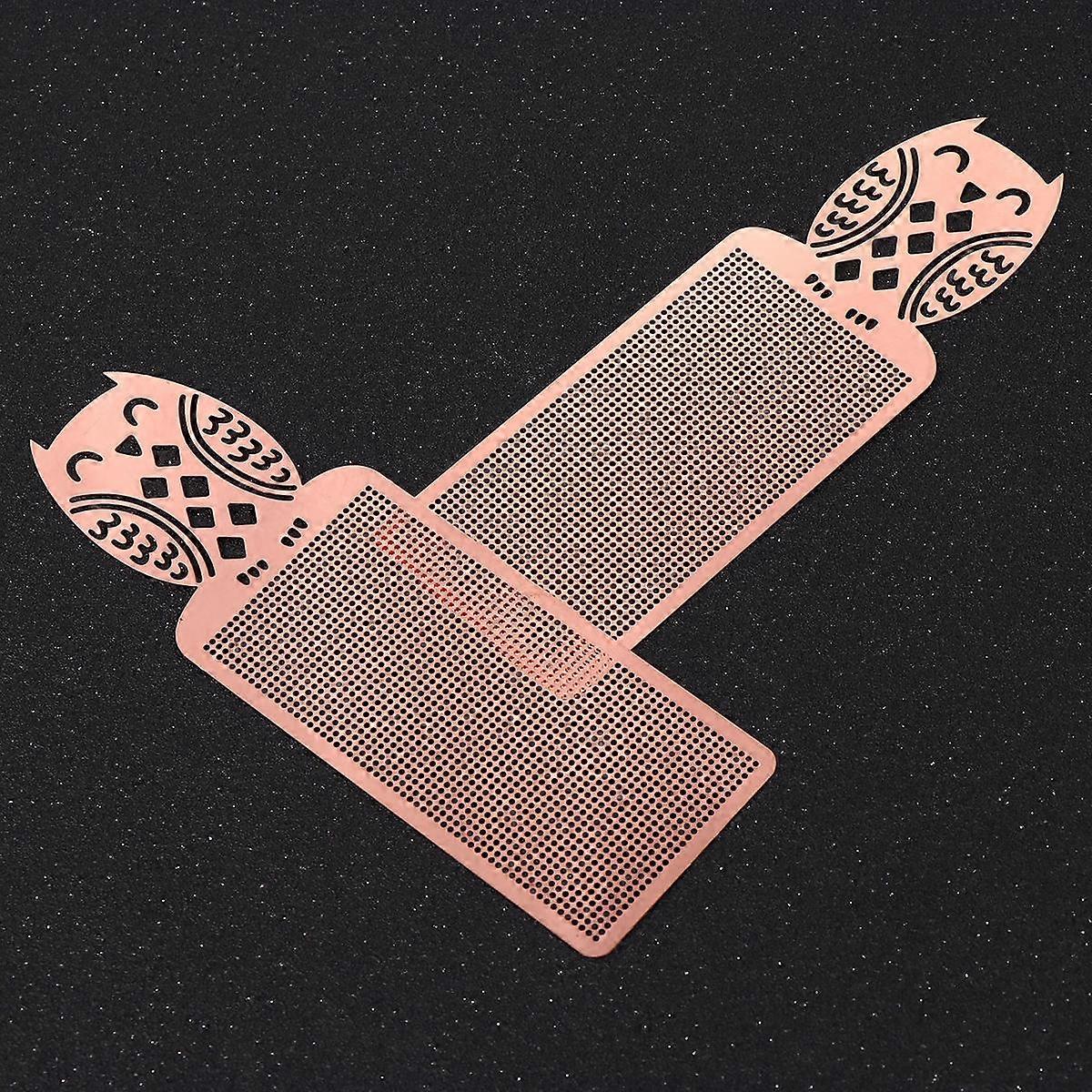 Rose Gold Copper Bookmarks for Decoration Ideal for Readers Students and DIY Projects 2PCS