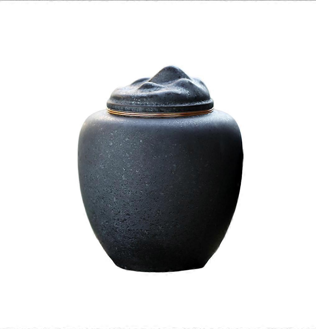 Tea Cans Double Cans Gift Box Solid Color Sealed Cans Ceramic Moisture-Proof Tank Storage Tea Warehouse Tea Packing Boxes Customization